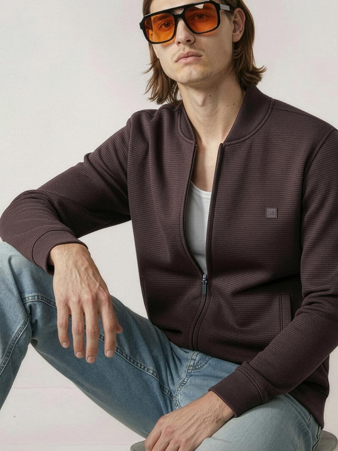 DAMENSCH Men Mock Collar Solid Bomber Jacket - view 1