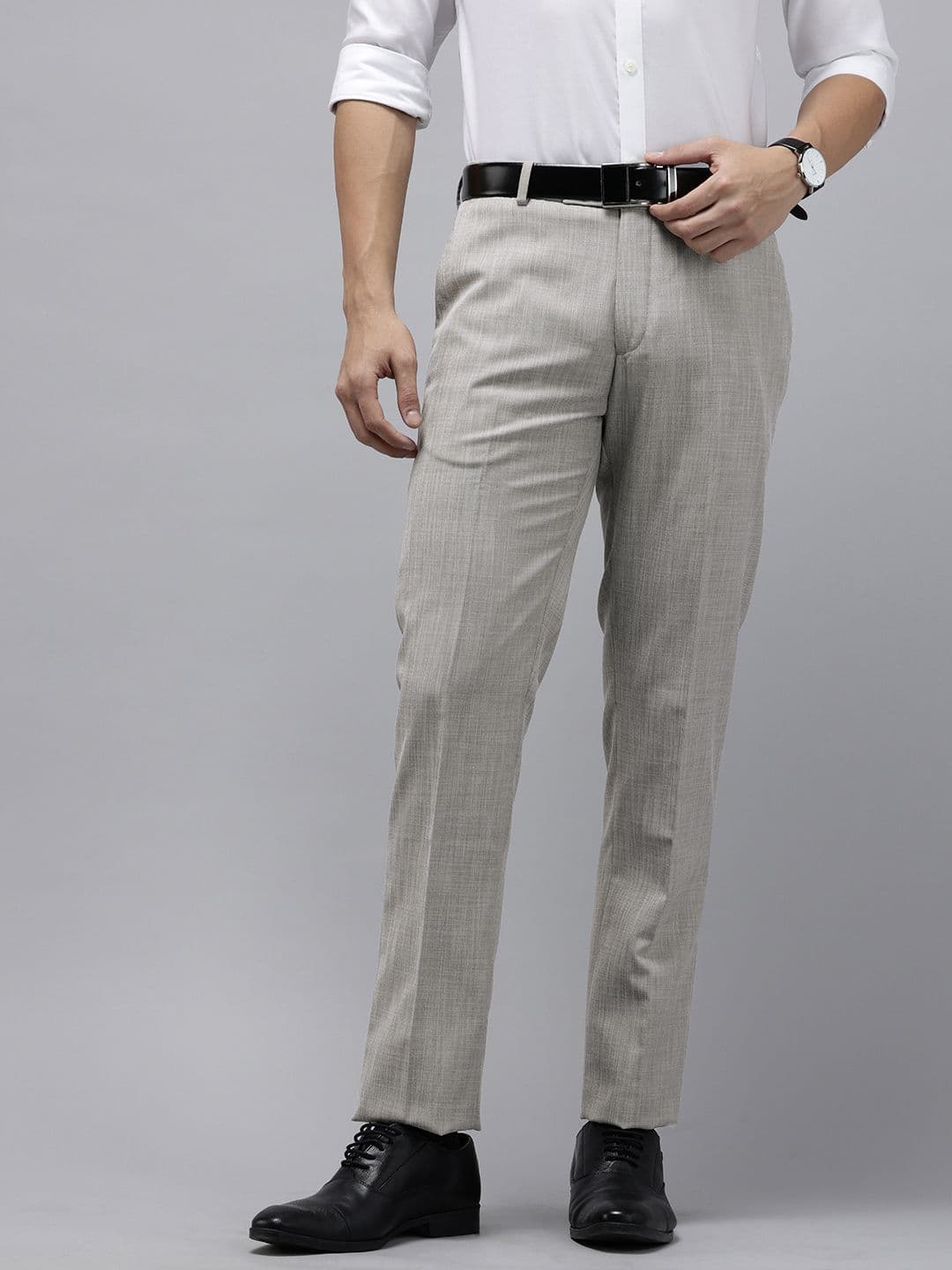 Arrow Men Tailored Fit Formal Trousers - view 1