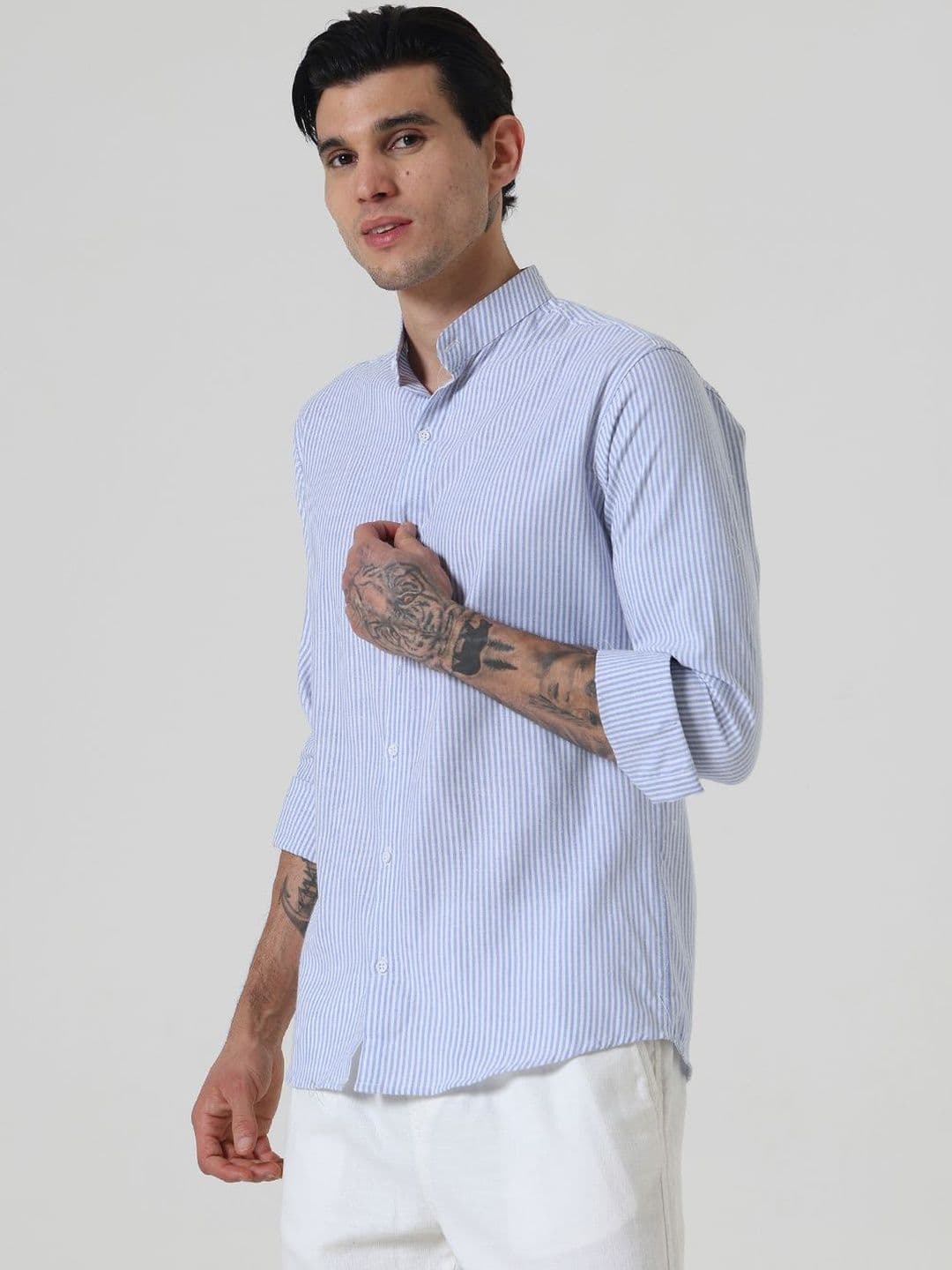 HERE&NOW Men Classic Striped Casual Shirt - view 1