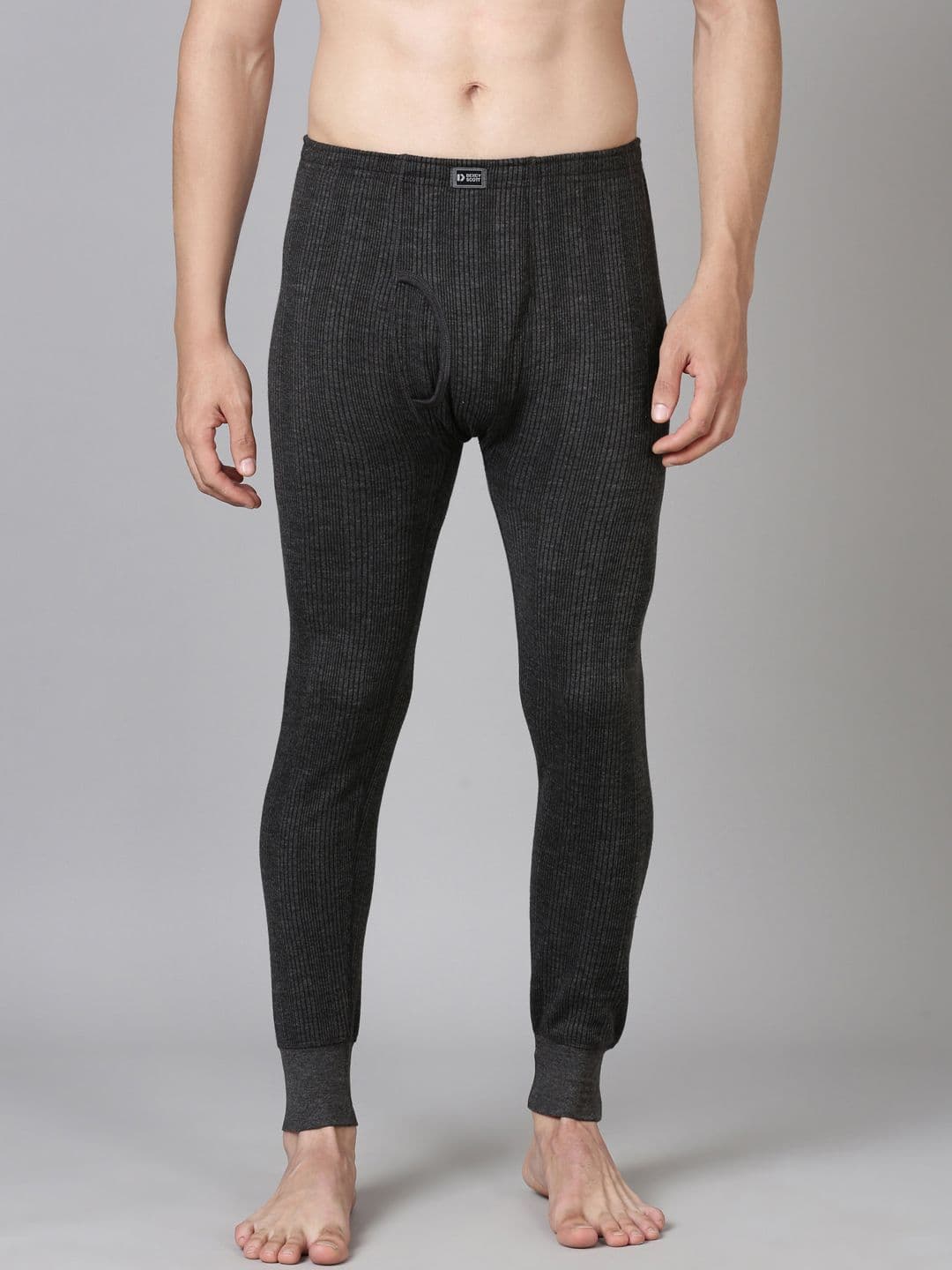 DIXCY SCOTT Men Originals Four-Way Stretch Ribbed Thermal Bottoms - view 1
