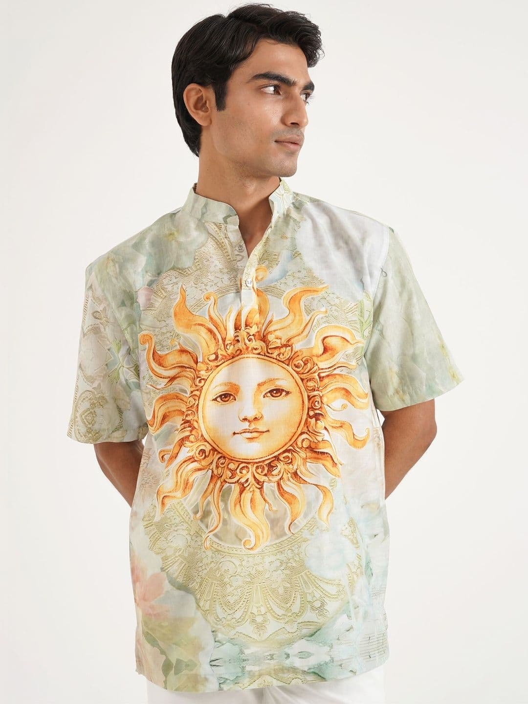 Clazzey Men Quirky Printed Kurta - view 1