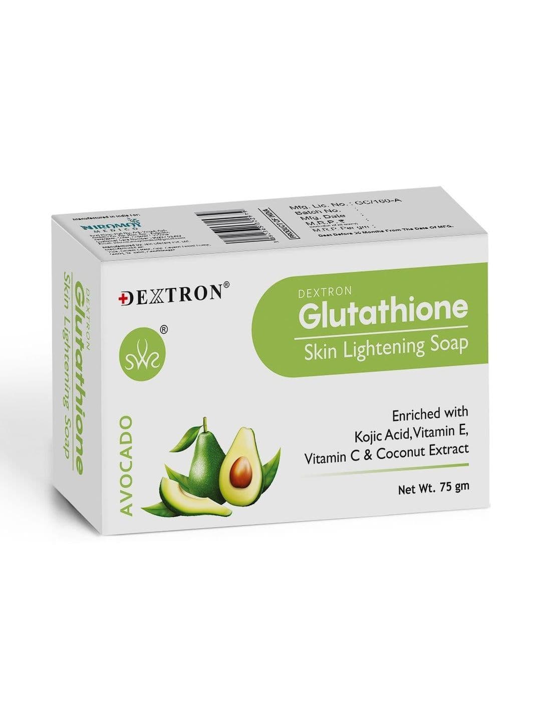 Dextron Glutathione Avocado Soap - 75 g - view 1