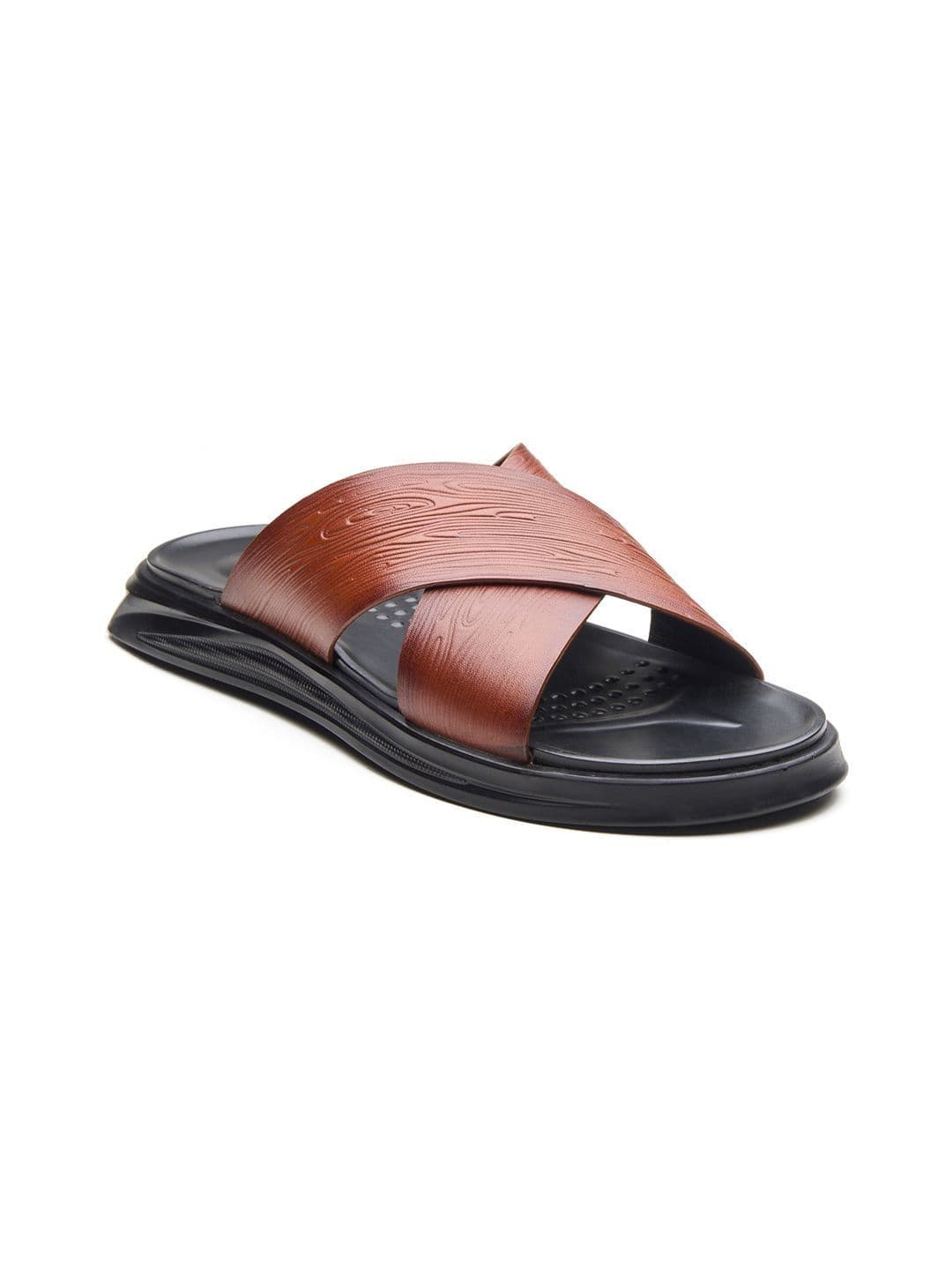 MICHAEL ANGELO Men Leather Comfort Sandals - view 1