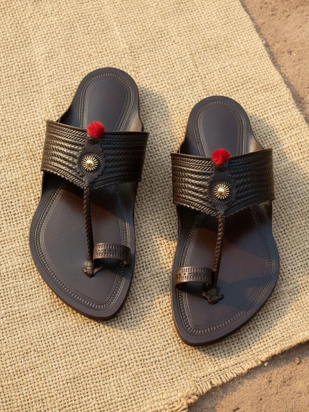 ROYAL KHWAAB Men Ethnic Leather Fashion Sandals - view 1