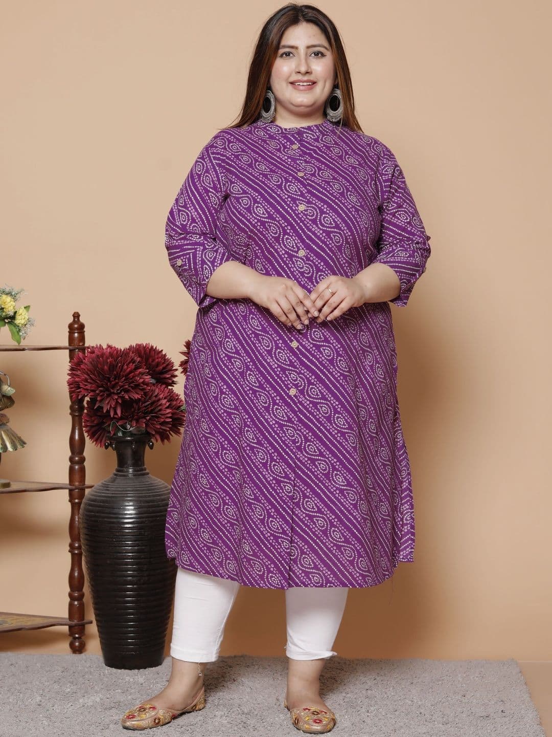 Avnii Women Floral Printed Floral Kurta - view 1