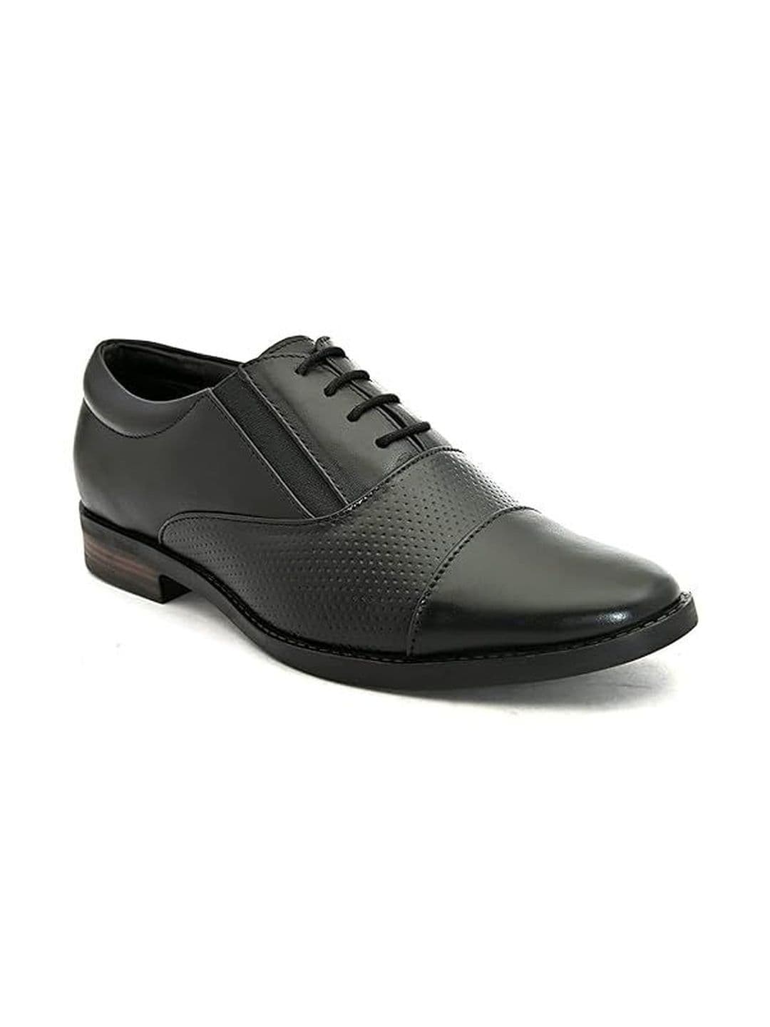 HERE&NOW Men Textured Round Toe Lace-Ups Oxfords Formal Shoes - view 1