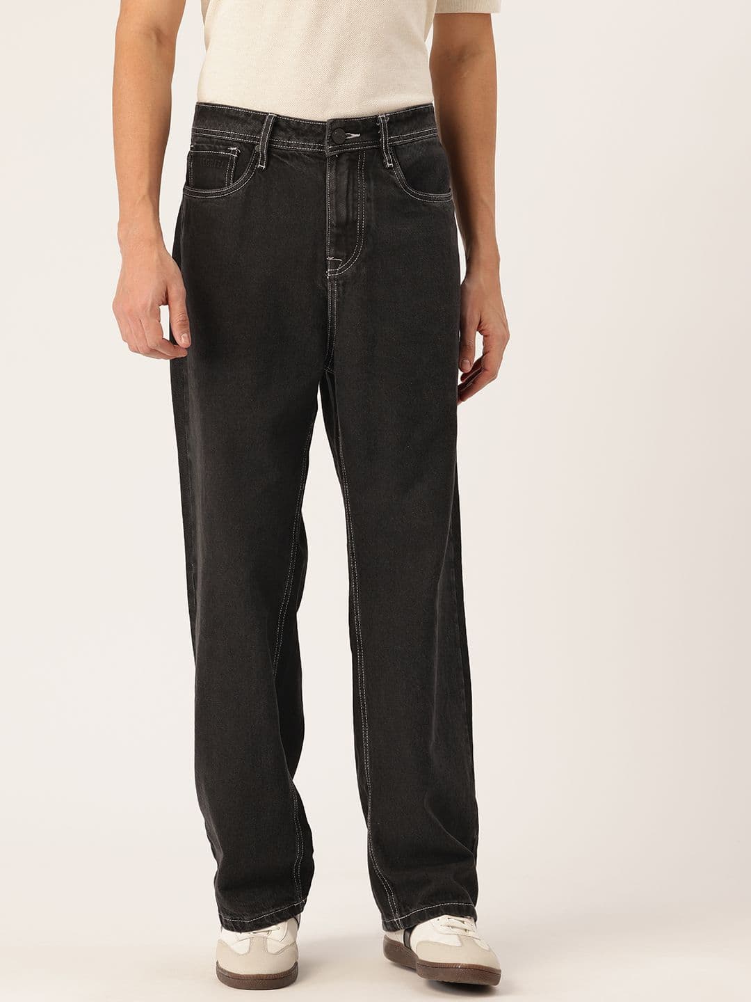 Integriti Men Smart Mid-Rise Jimmy Fit Pure Cotton No Fade Jeans - view 1
