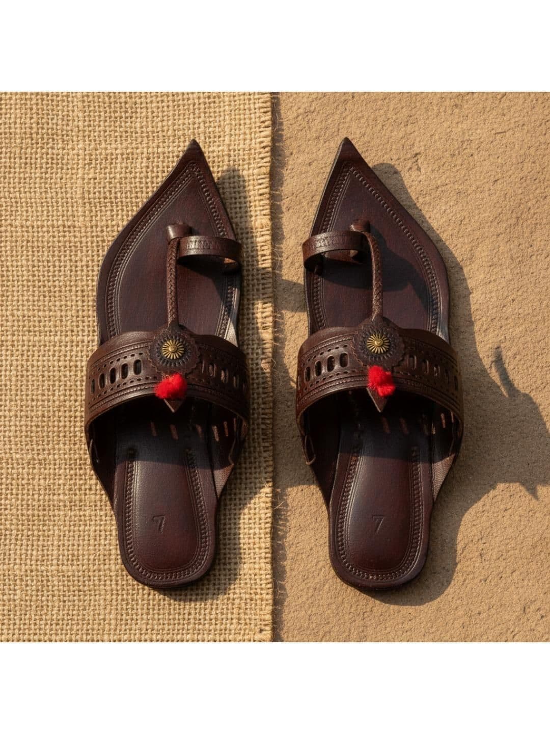 ROYAL KHWAAB Men Ethnic Leather Fashion Sandals - view 1