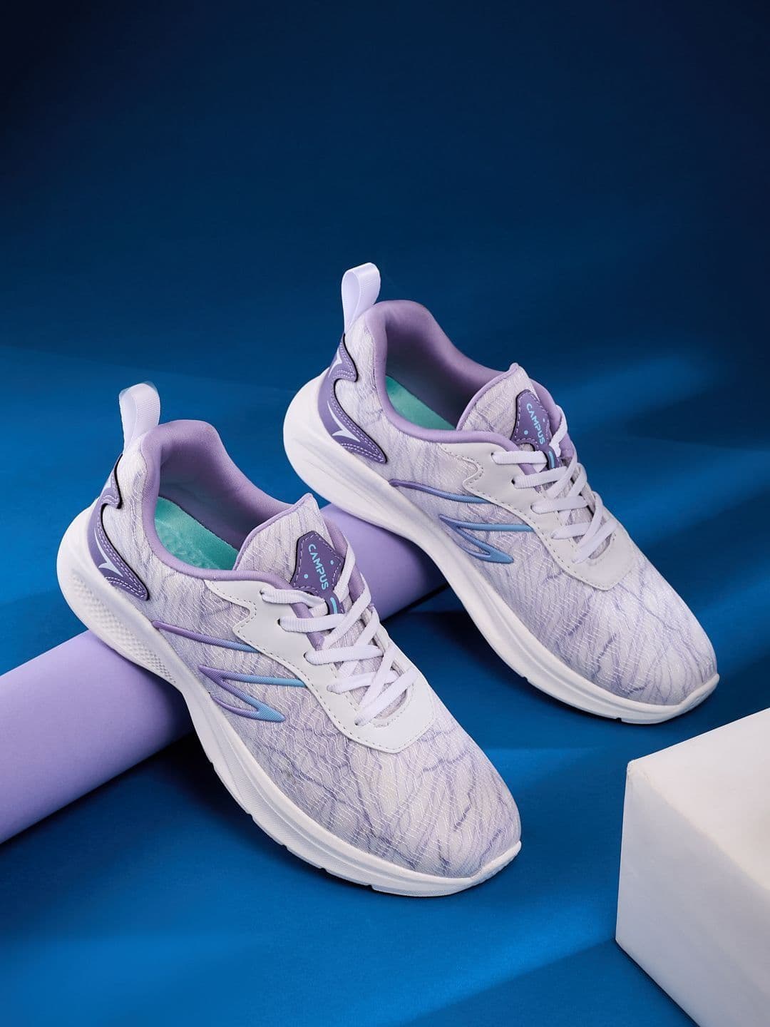 Campus TERRA Women Mesh Running Non-Marking Shoes - view 1