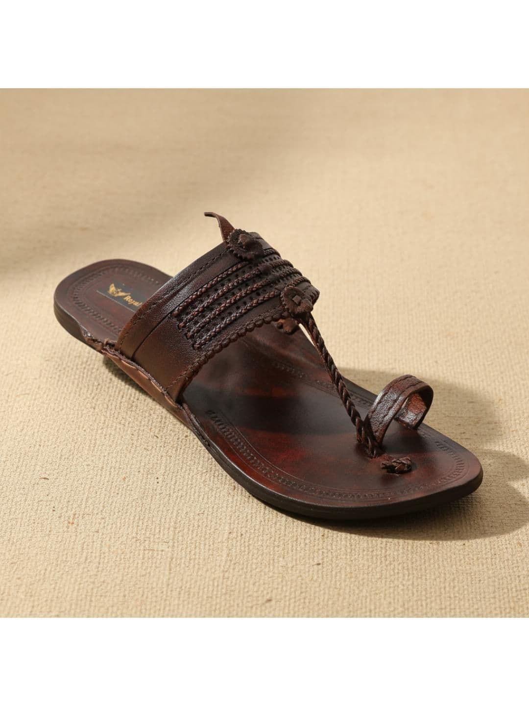 ROYAL KHWAAB Men Ethnic Leather Fashion Sandals - view 1