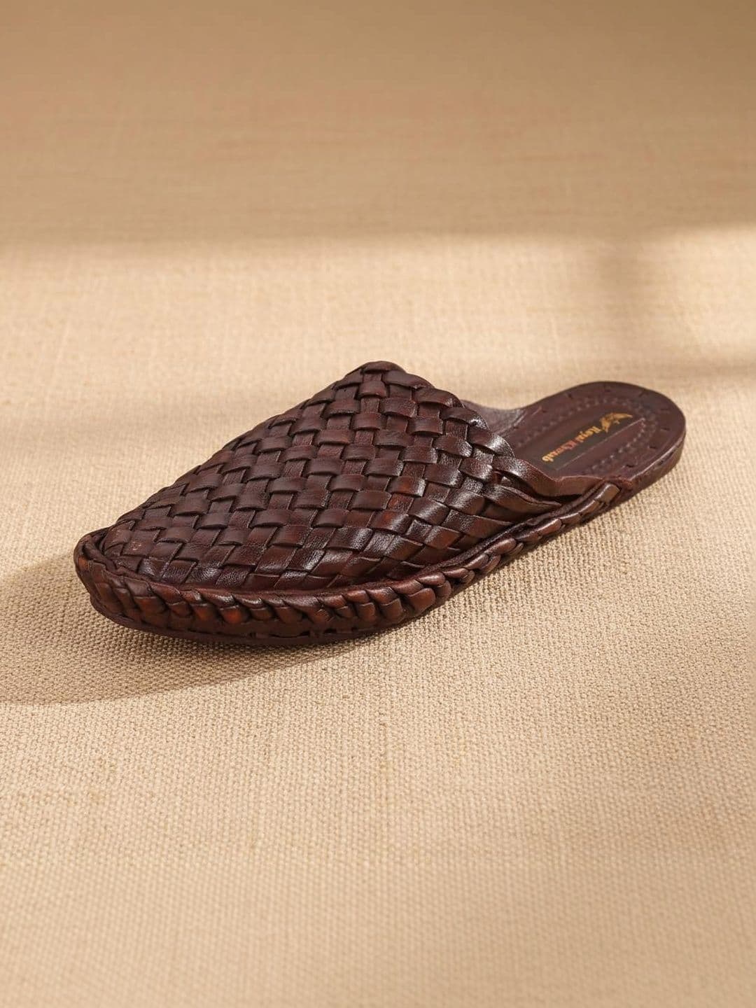 ROYAL KHWAAB Men Ethnic Leather Comfort Sandals - view 1