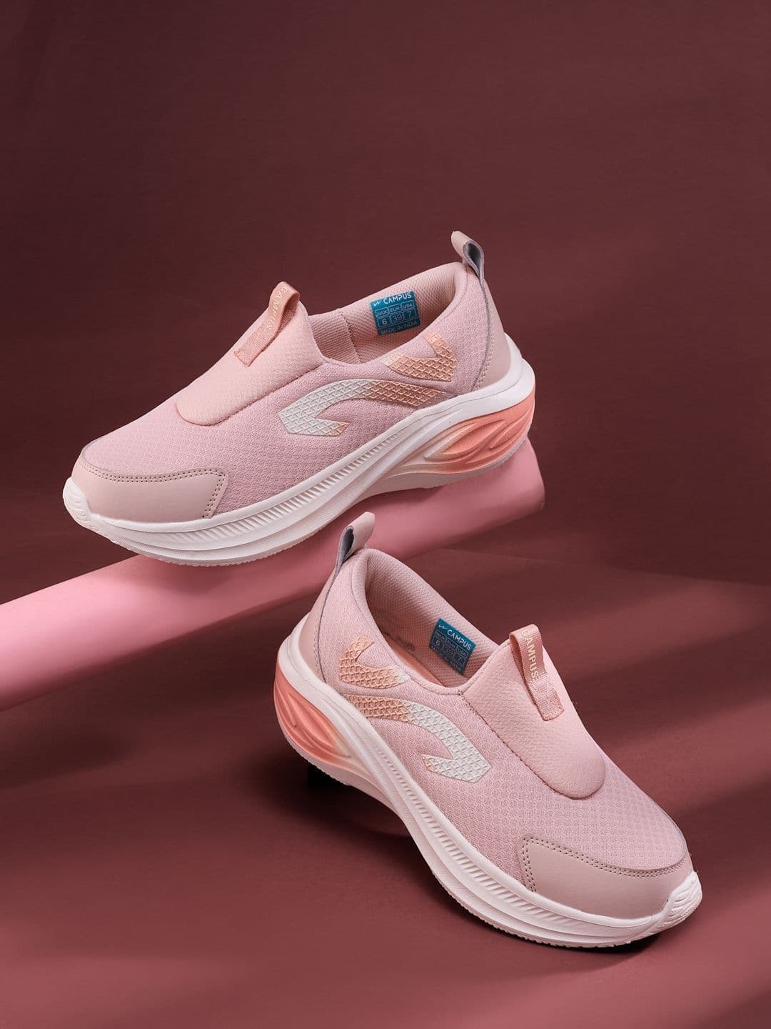 Campus GISEL Women Mesh Walking Non-Marking Shoes - view 1