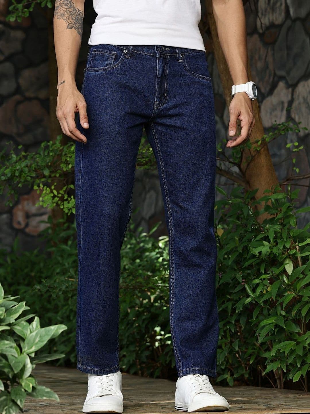 Thomas Scott Men Smart Relaxed Fit Mid-Rise Jeans - view 1