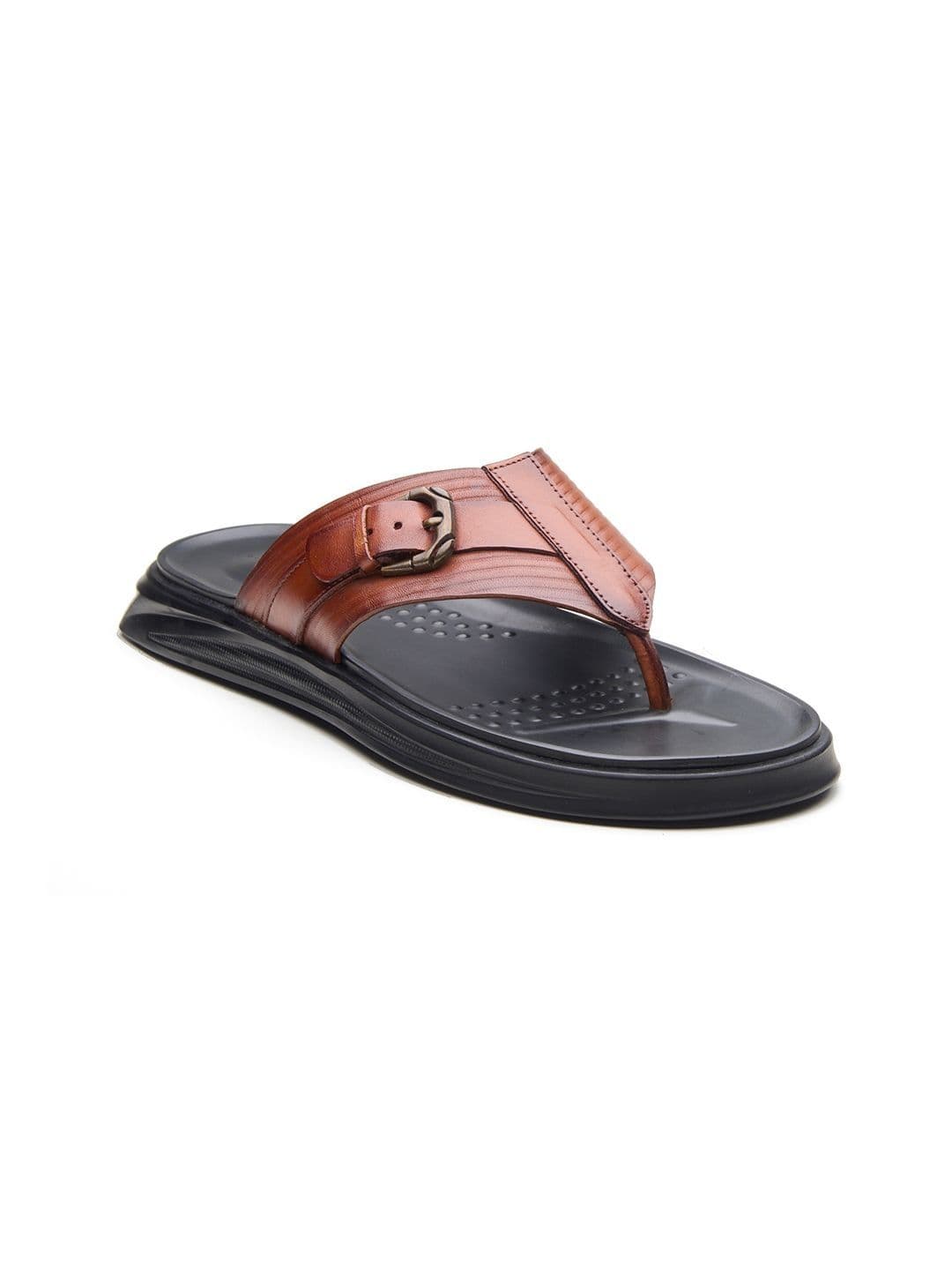 MICHAEL ANGELO Men Leather Comfort Sandals - view 1