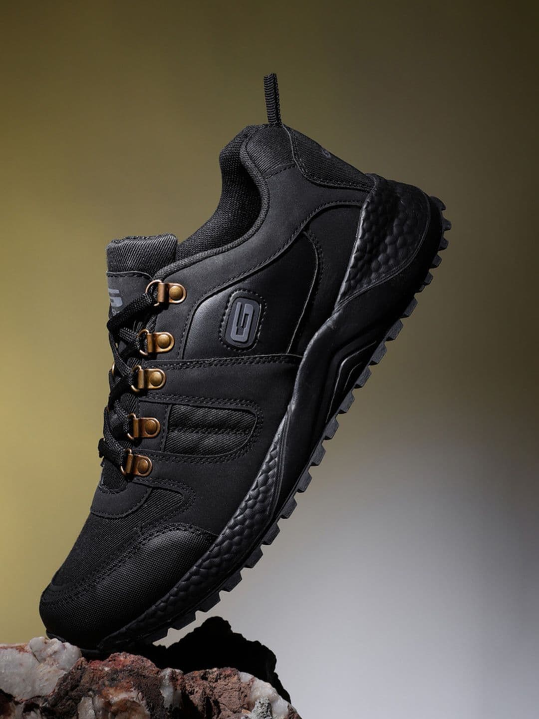 Goldstar Men Trekking Hiking & Other Outdoor Activities Sports Shoe - 402 - view 1