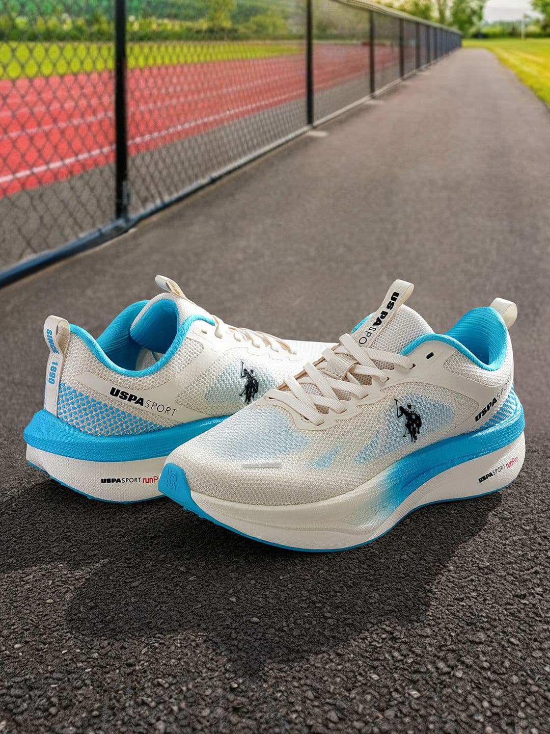 U.S. Polo Assn. Werner Cream Run Pro Running Shoes - view 1