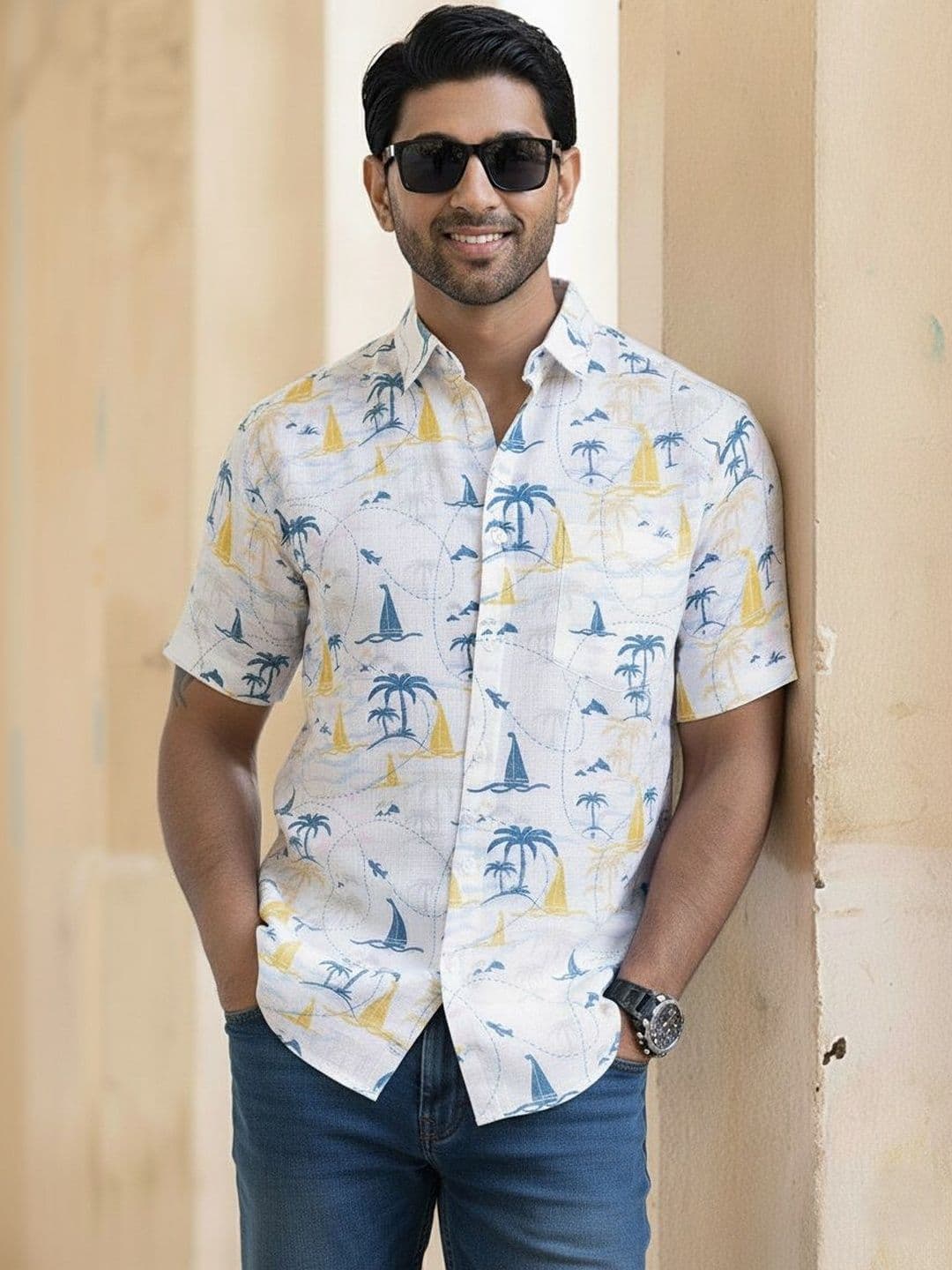 RAHI TRENDZ Men Modern Printed Casual Shirt - view 1