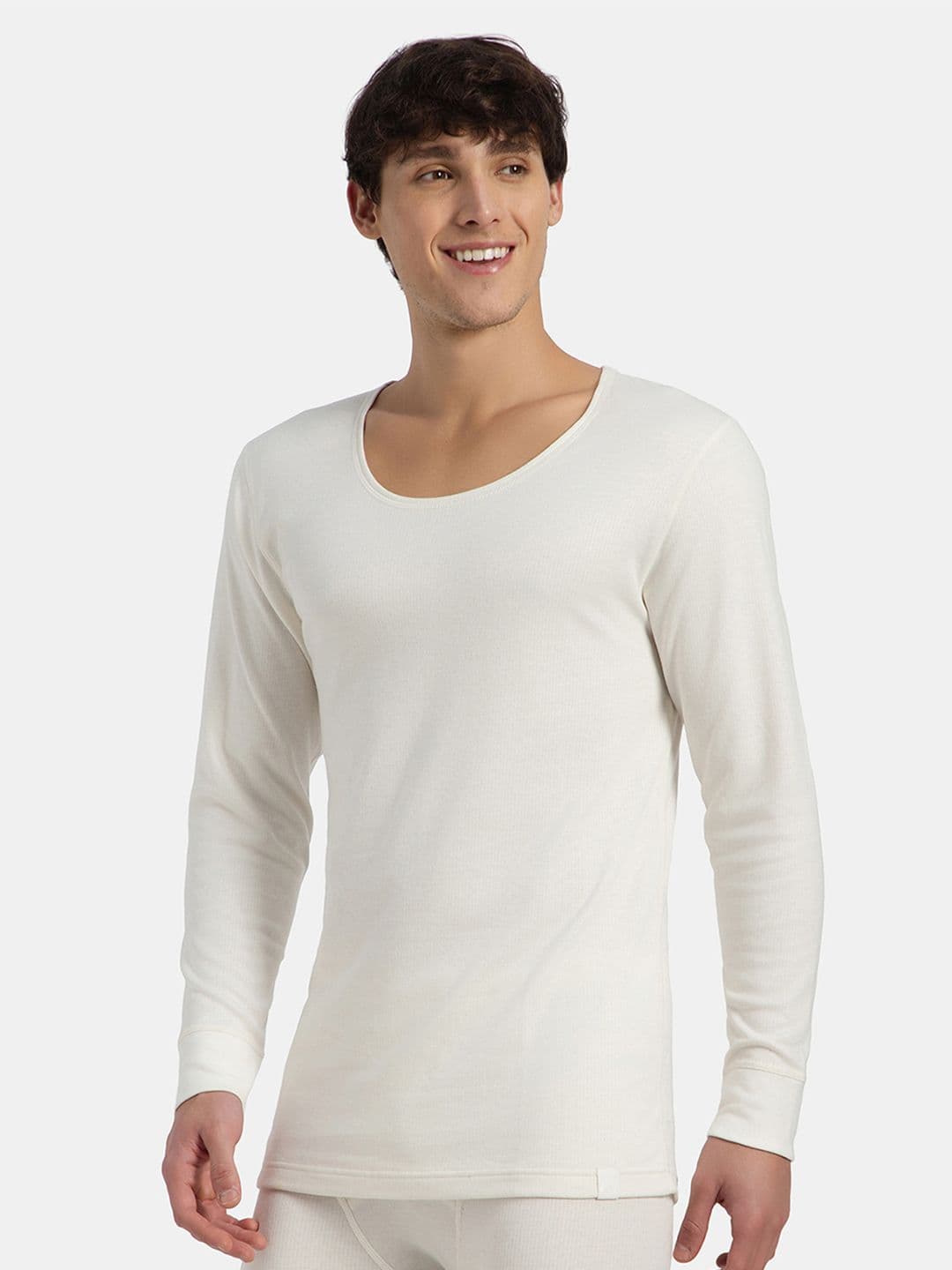 Jockey Super Combed Cotton Rich Brushed Fabric Full Sleeved Thermal Undershirt - 2403 - view 1