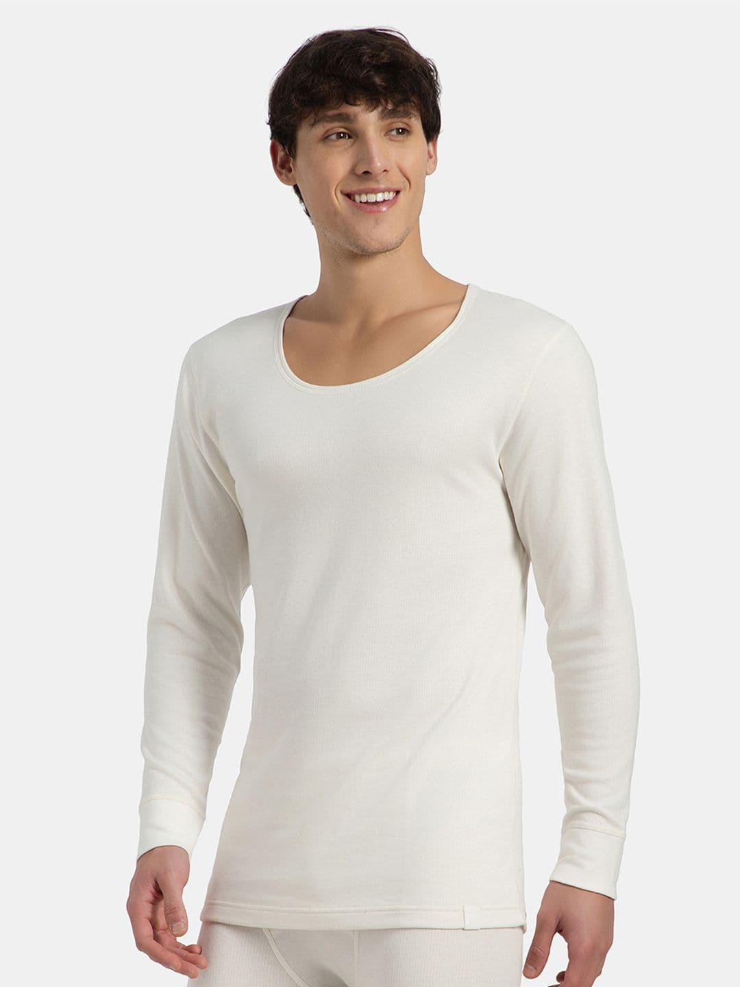 Jockey Super Combed Cotton Rich Brushed Fabric Full Sleeved Thermal Undershirt - 2403 - view 1