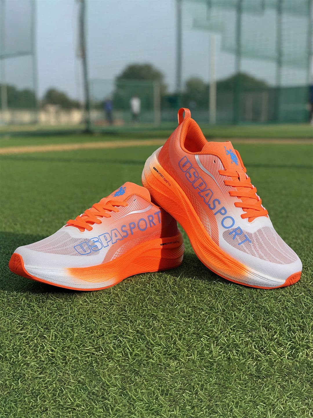 U.S. Polo Assn. Oskar Orange Run Pro Running Shoes - view 1