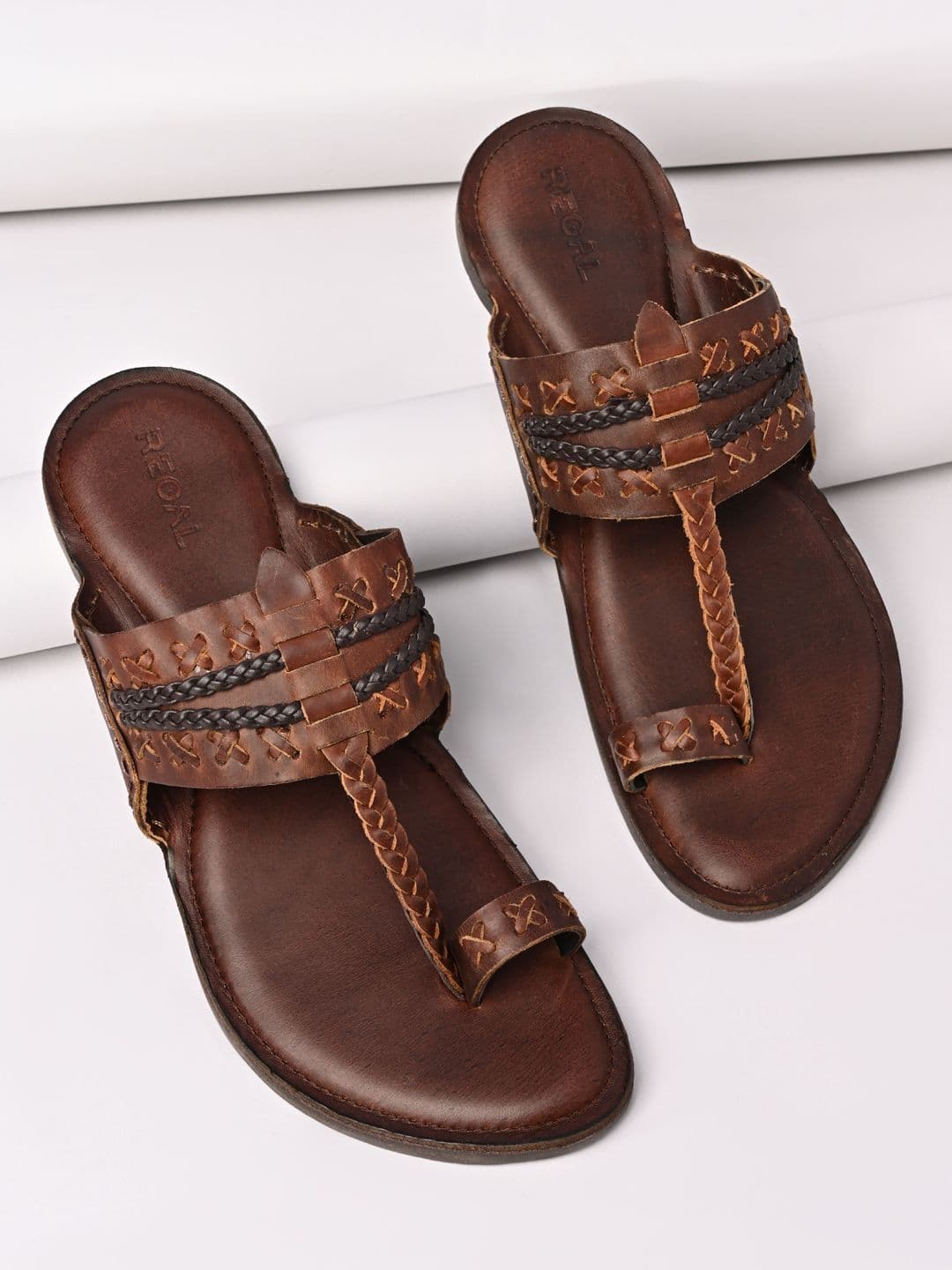 Regal Men Leather Comfort Sandals - view 1