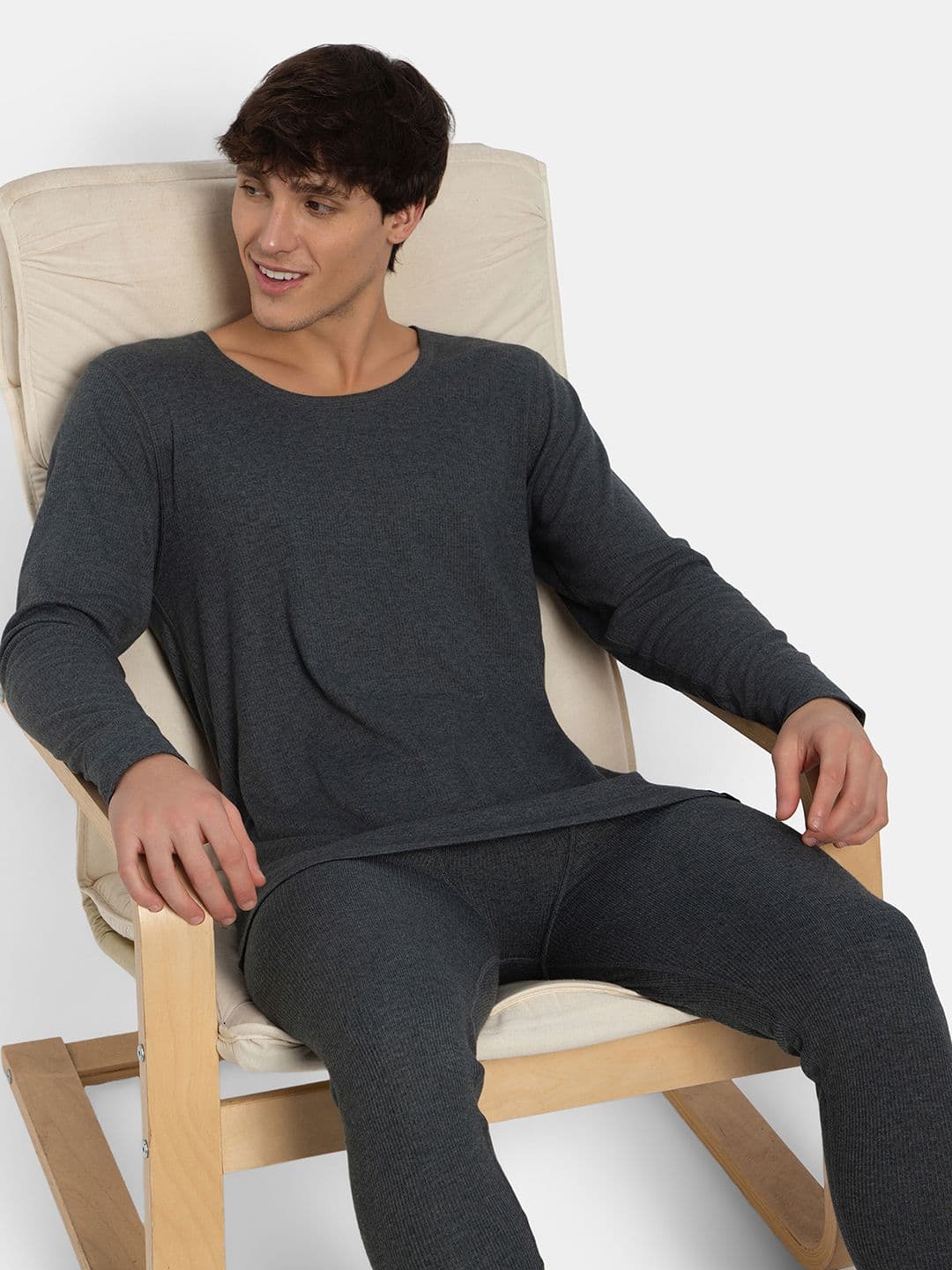 Jockey Super Combed Cotton Full Sleeve Thermal Undershirt With Stay Warm Technology - 2401 - view 1