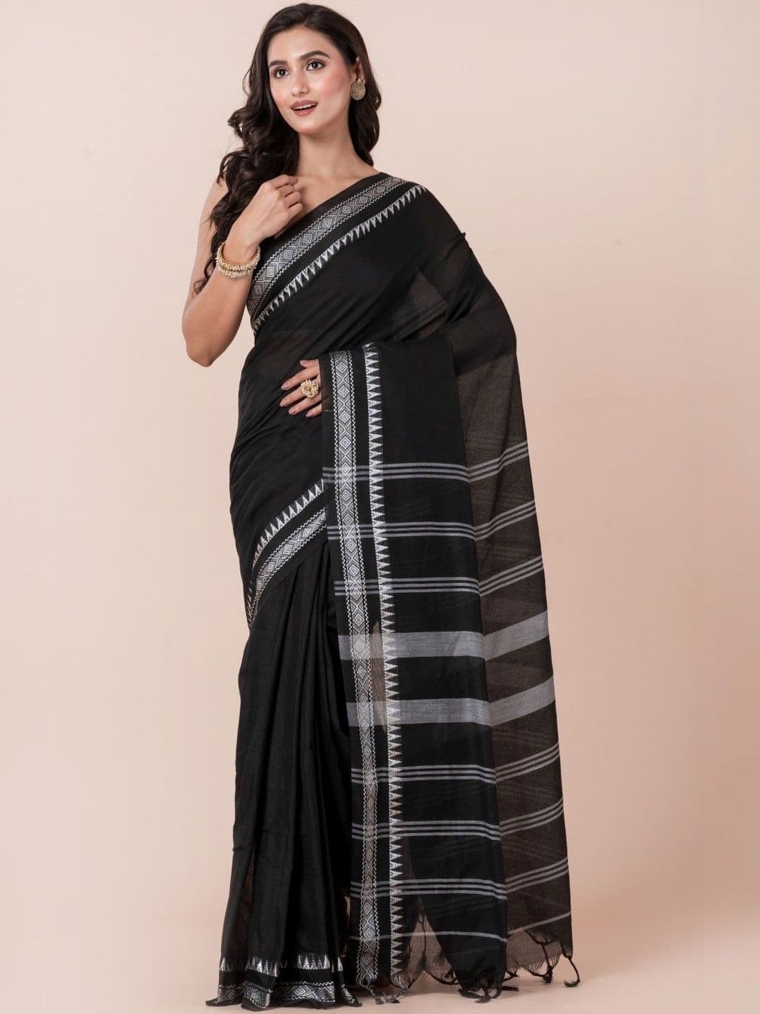 VROMOR KUNJO Khadi Saree - view 1