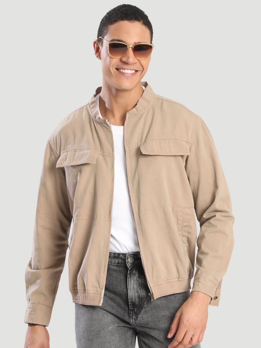 Bene Kleed Men Relaxed Fit Bomber Jacket - view 1