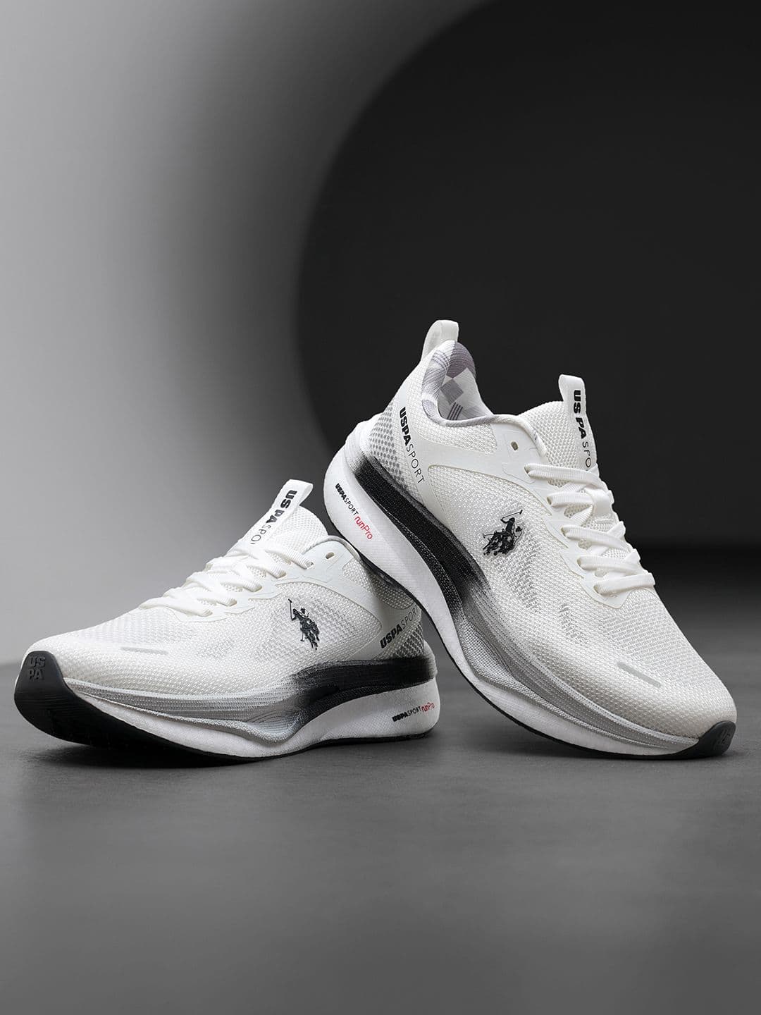 U.S. Polo Assn. Werner White Run Pro Running Shoes - view 1