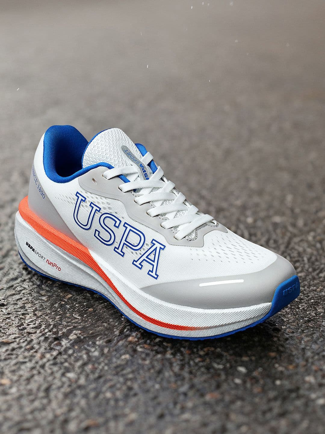 U.S. Polo Assn. Rainer White Run Pro Running Shoes - view 1