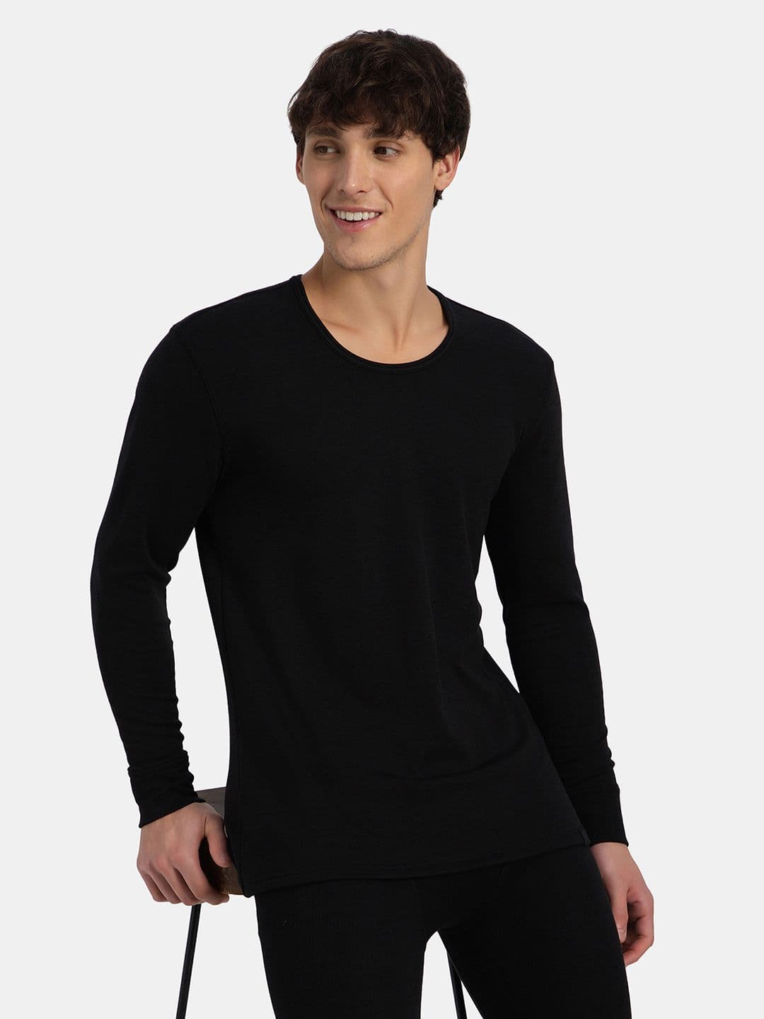 Jockey Soft Touch Microfiber Stretch Fleece Fabric Thermal Undershirt-2606 - view 1