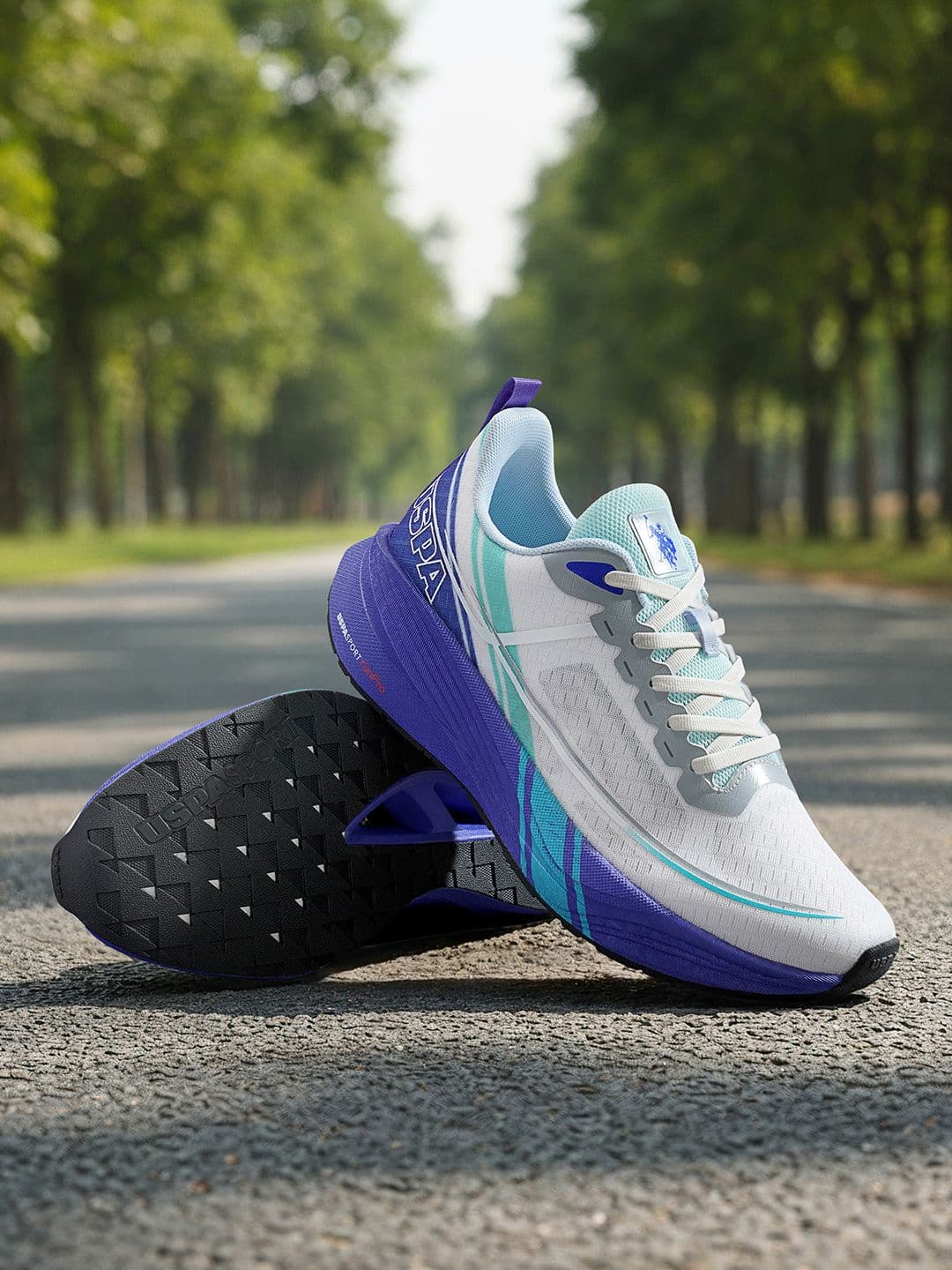 U.S. Polo Assn. Erwin Blue Run Pro Running Shoes - view 1
