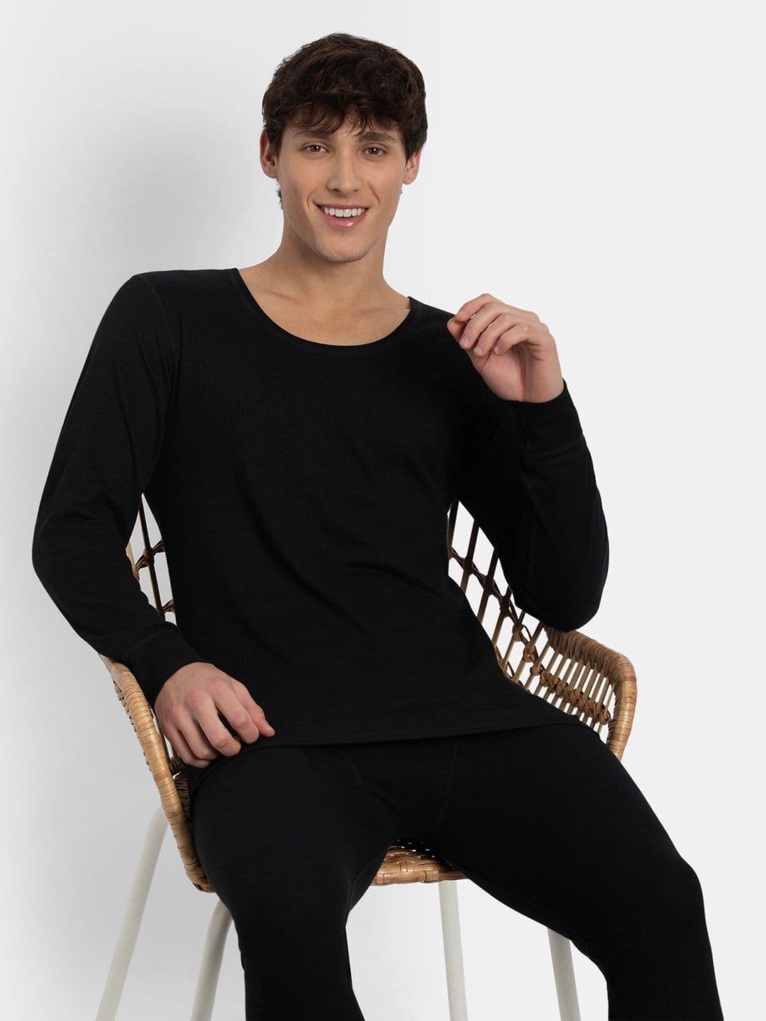 Jockey Super Combed Cotton Full Sleeve Thermal Undershirt With Stay Warm Technology - 2401 - view 1