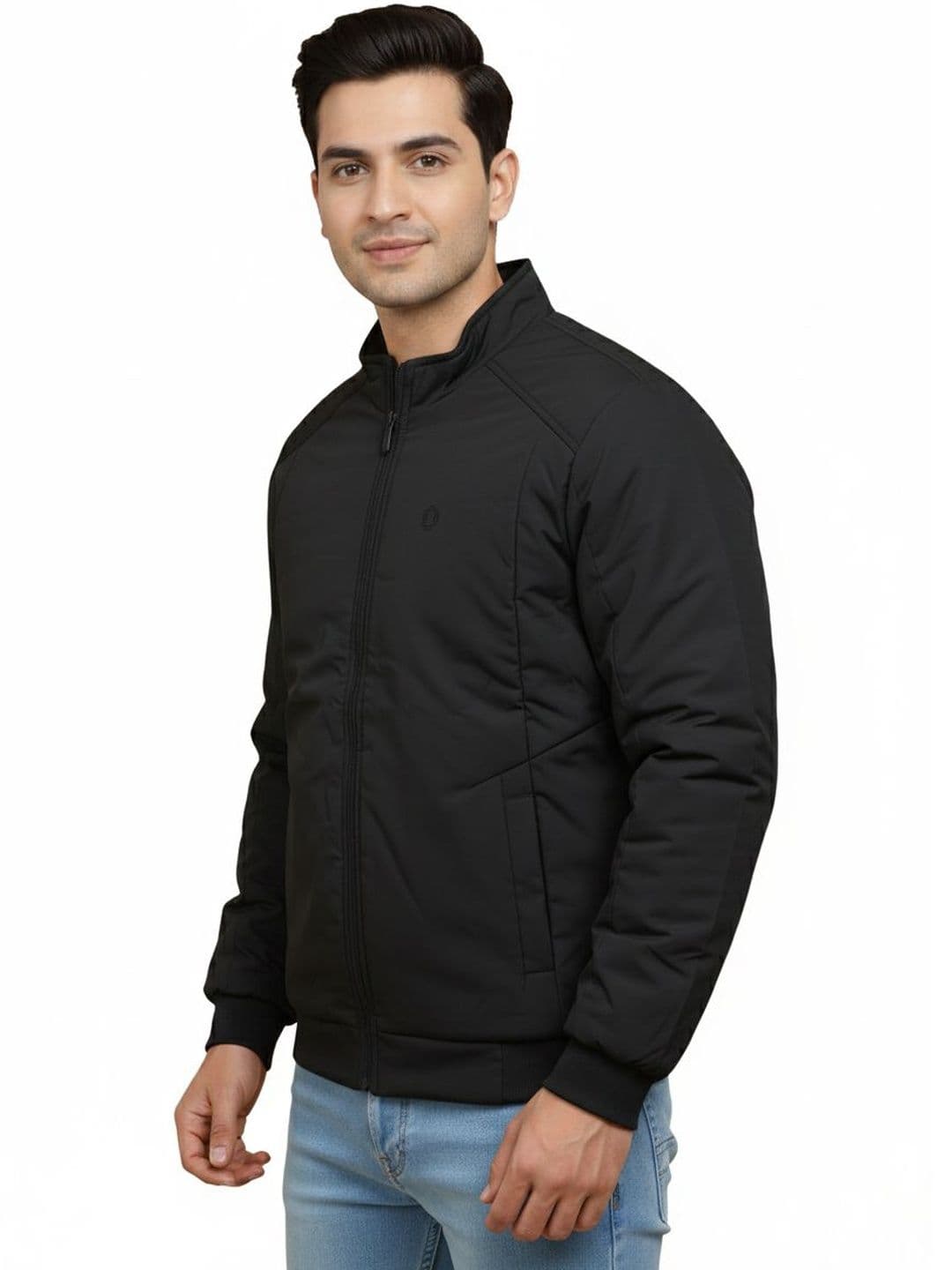 Dollar Men Reflective Strip Outdoor Bomber Jacket - view 1