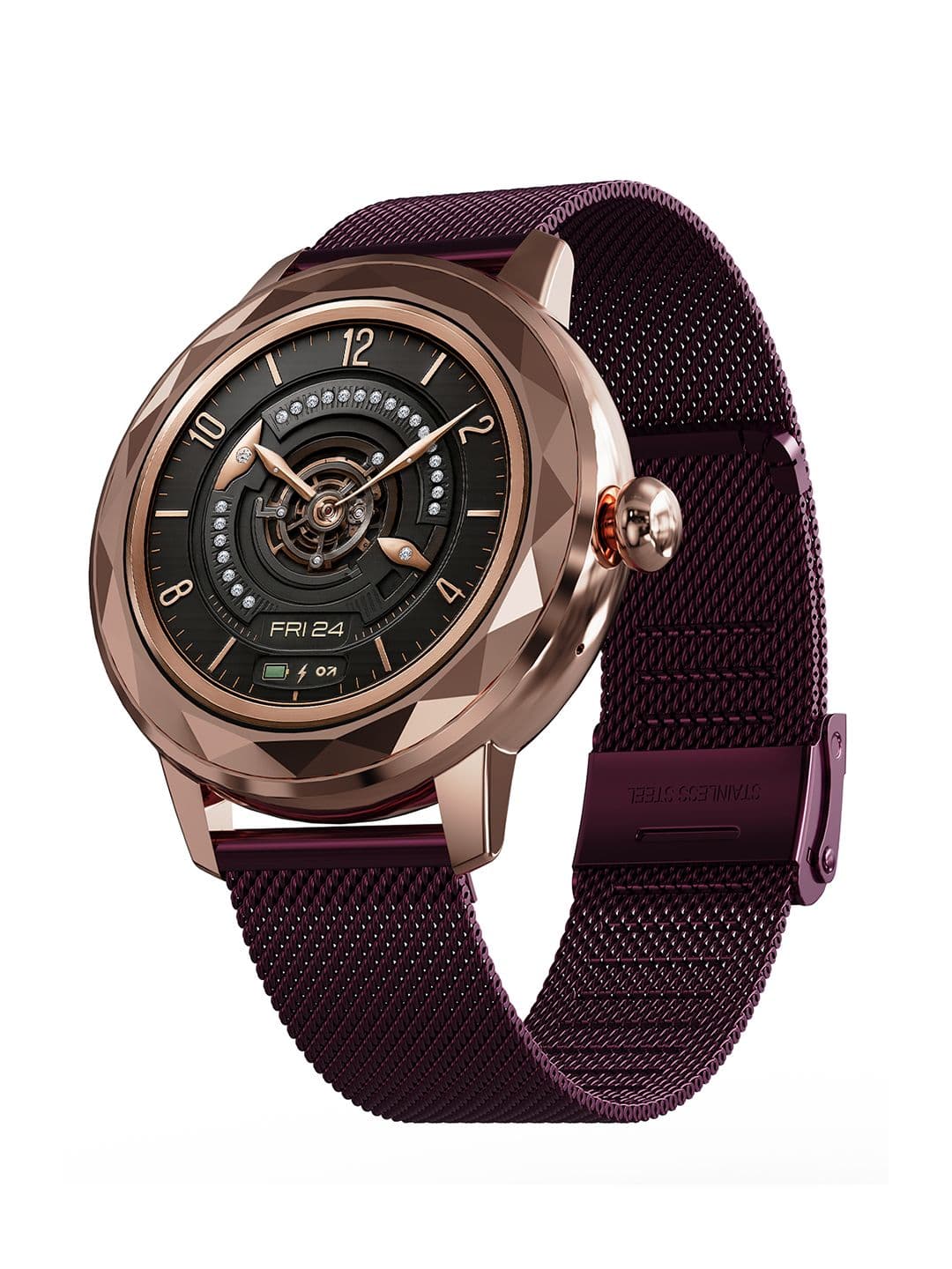 GOBOULT Alora Smartwatch with 1.19 AMOLED Display, Diamond-cut dial & 800Nits Brightness - view 1
