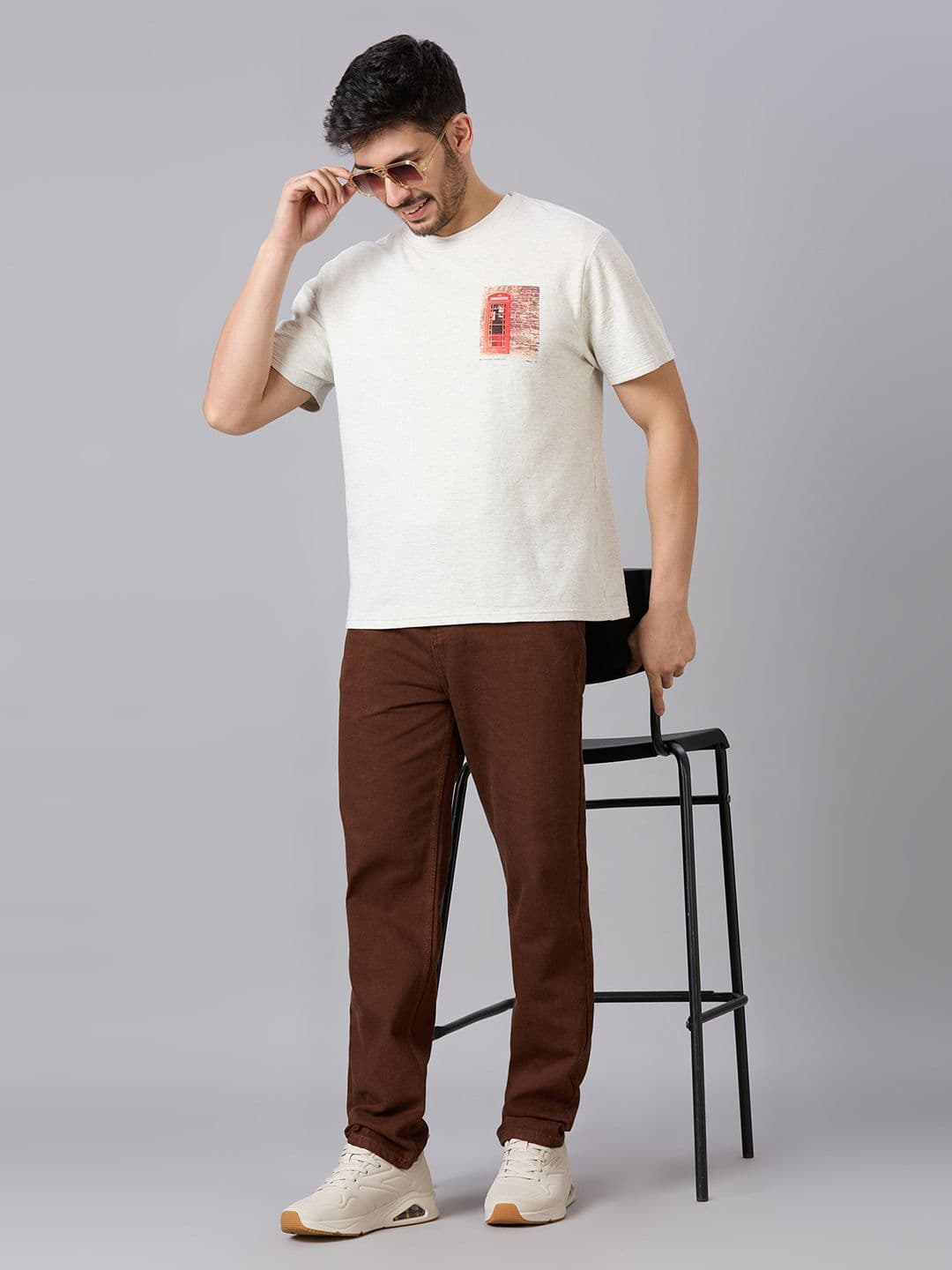 Style Quotient Men Loose Relaxed Fit Mid-Rise Jeans - view 1