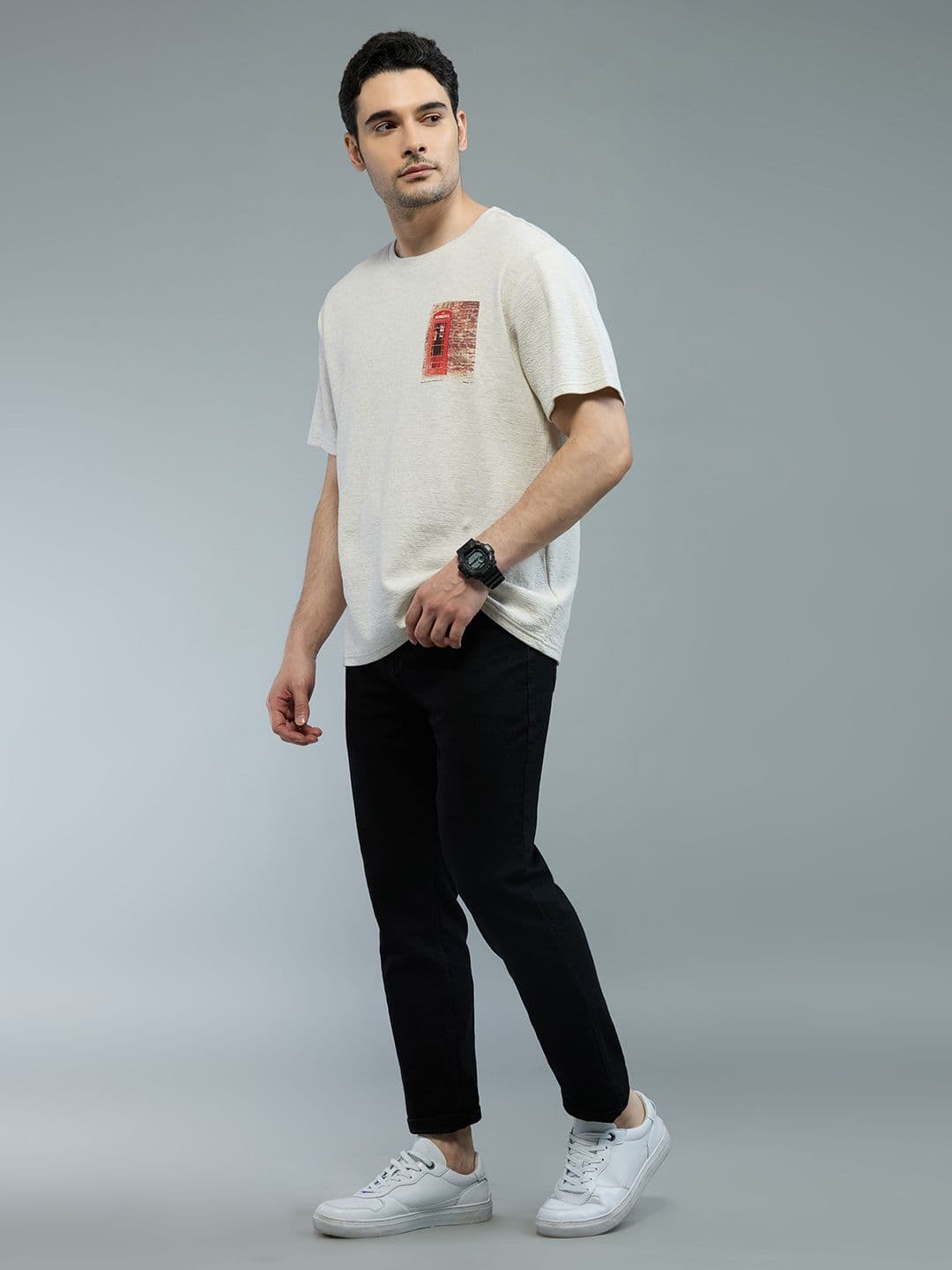 Style Quotient Men Tapered Fit High-Rise Stretchable Jeans - view 1