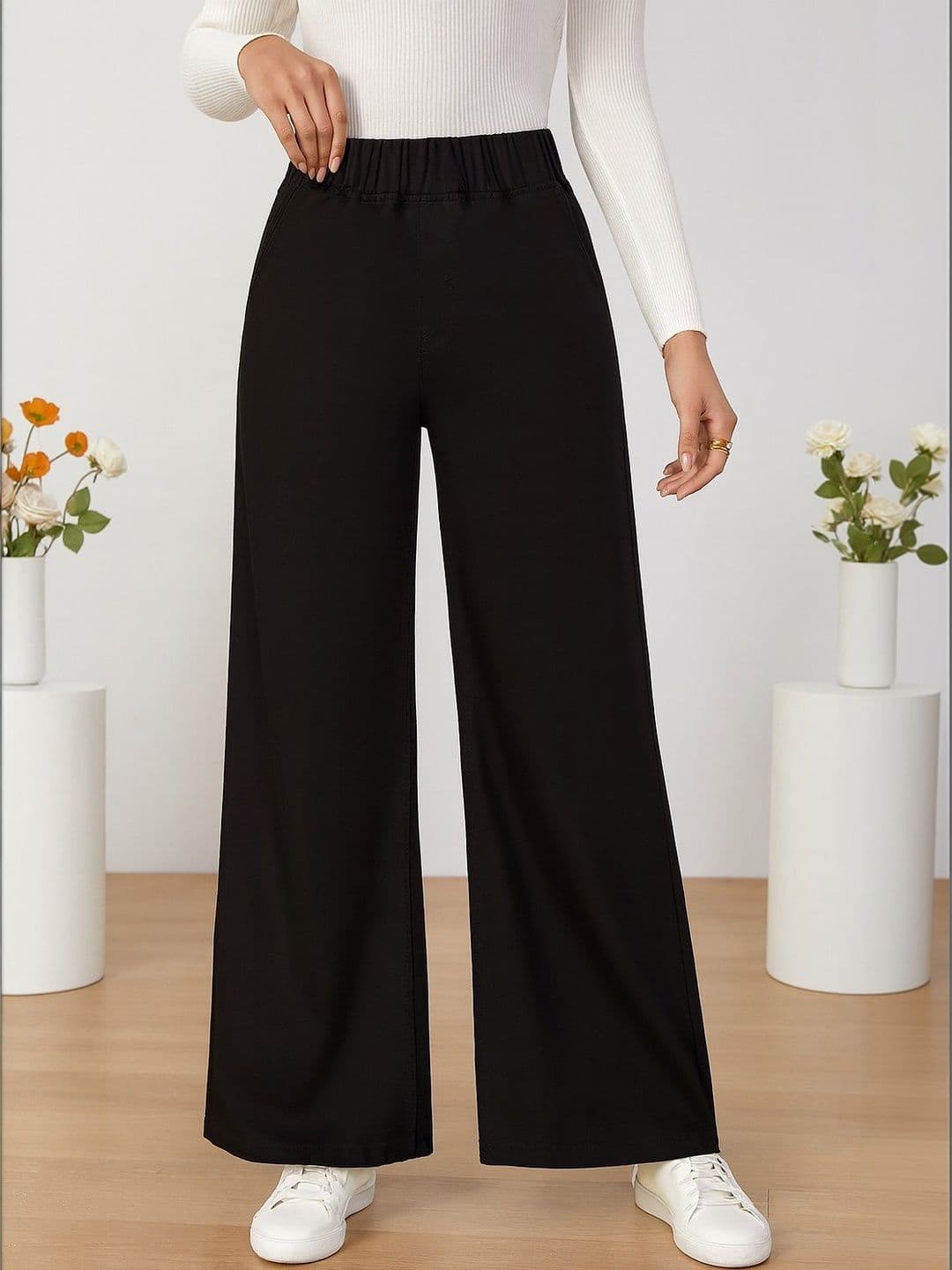 KASHIANXSTYLE Women Comfort Boyfriend Fit High-Rise Stretchable Jeans - view 1