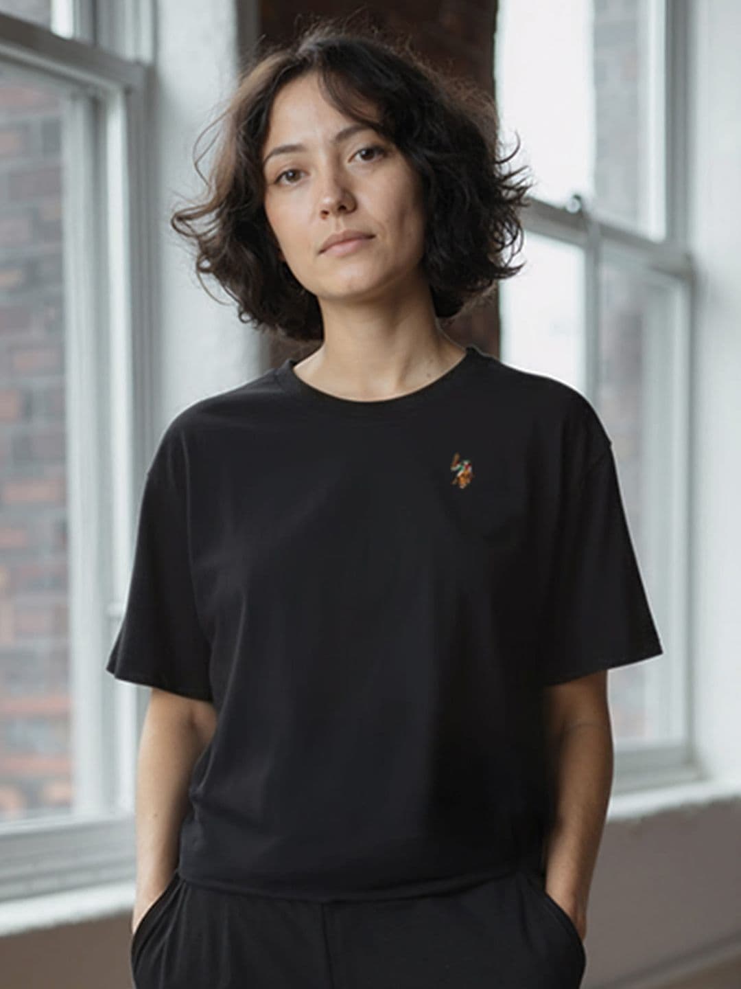 U.S. Polo Assn. Women Women Brand Logo Boxy T-shirt - view 1