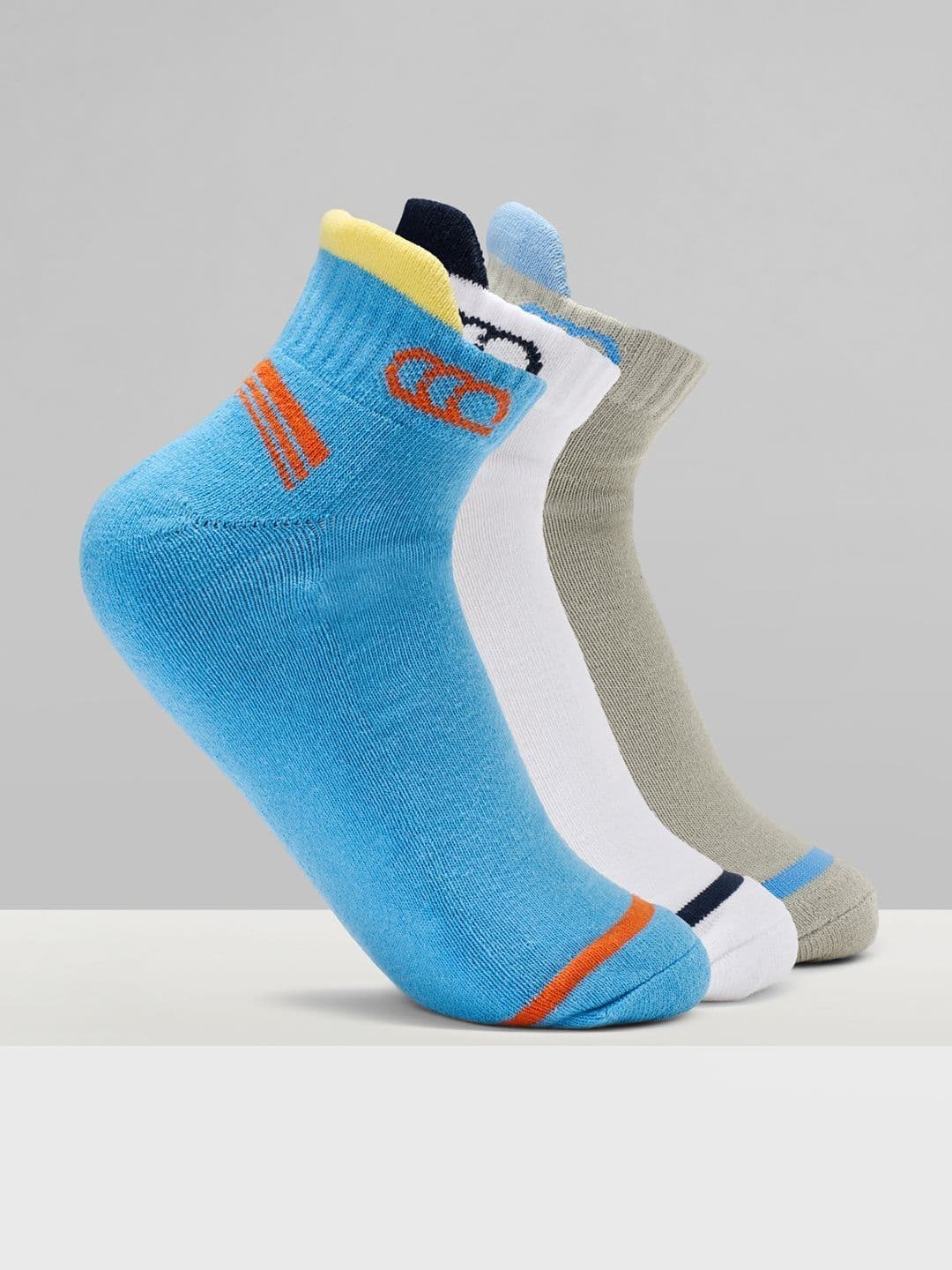 Ajile by Pantaloons Men 3-Pcs Ankle-Length Socks - view 1