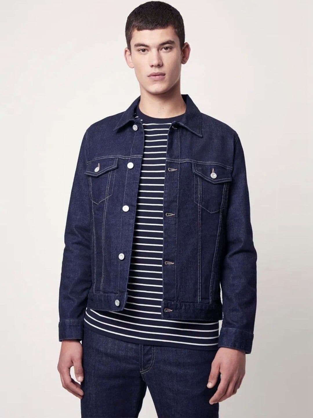 MASTERLY WEFT Men Denim Jacket - view 1
