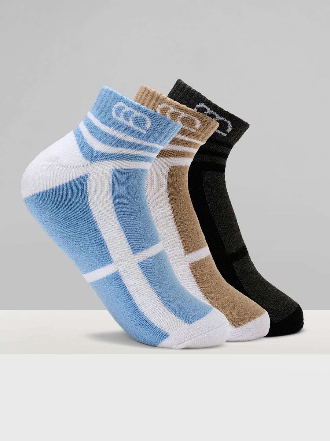 Ajile by Pantaloons Men 3-Pcs Ankle-Length Socks - view 1
