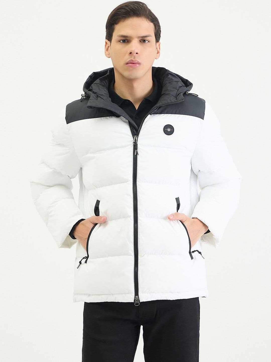 GANT Men Colourblocked Lightweight Puffer Jacket - view 1
