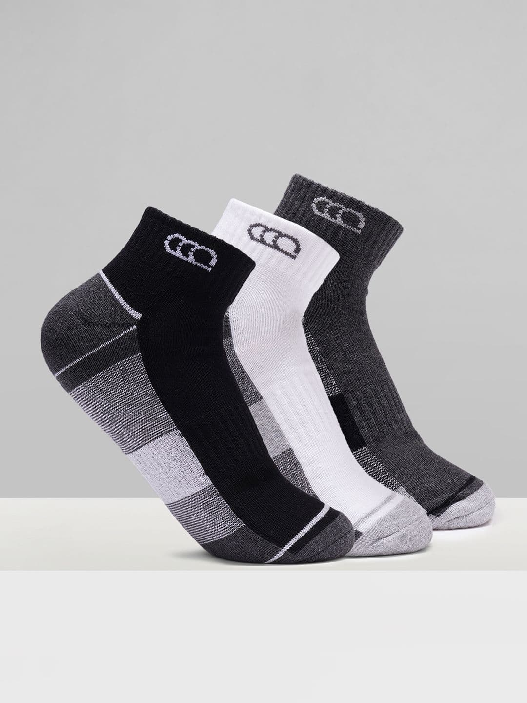 Ajile by Pantaloons Men 3-Pcs Ankle-Length Socks - view 1
