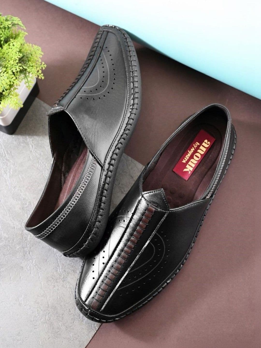 Anouk Men PU Comfort Sandals - view 1