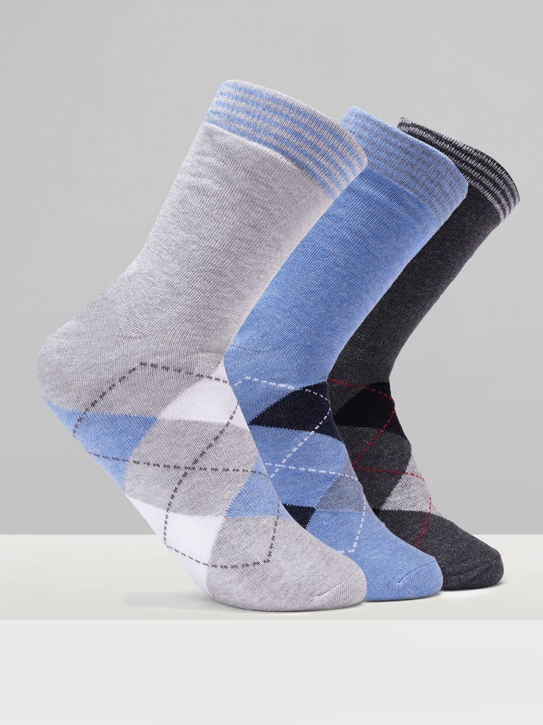 BYFORD by Pantaloons Men 3-Pcs Calf Length Socks - view 1