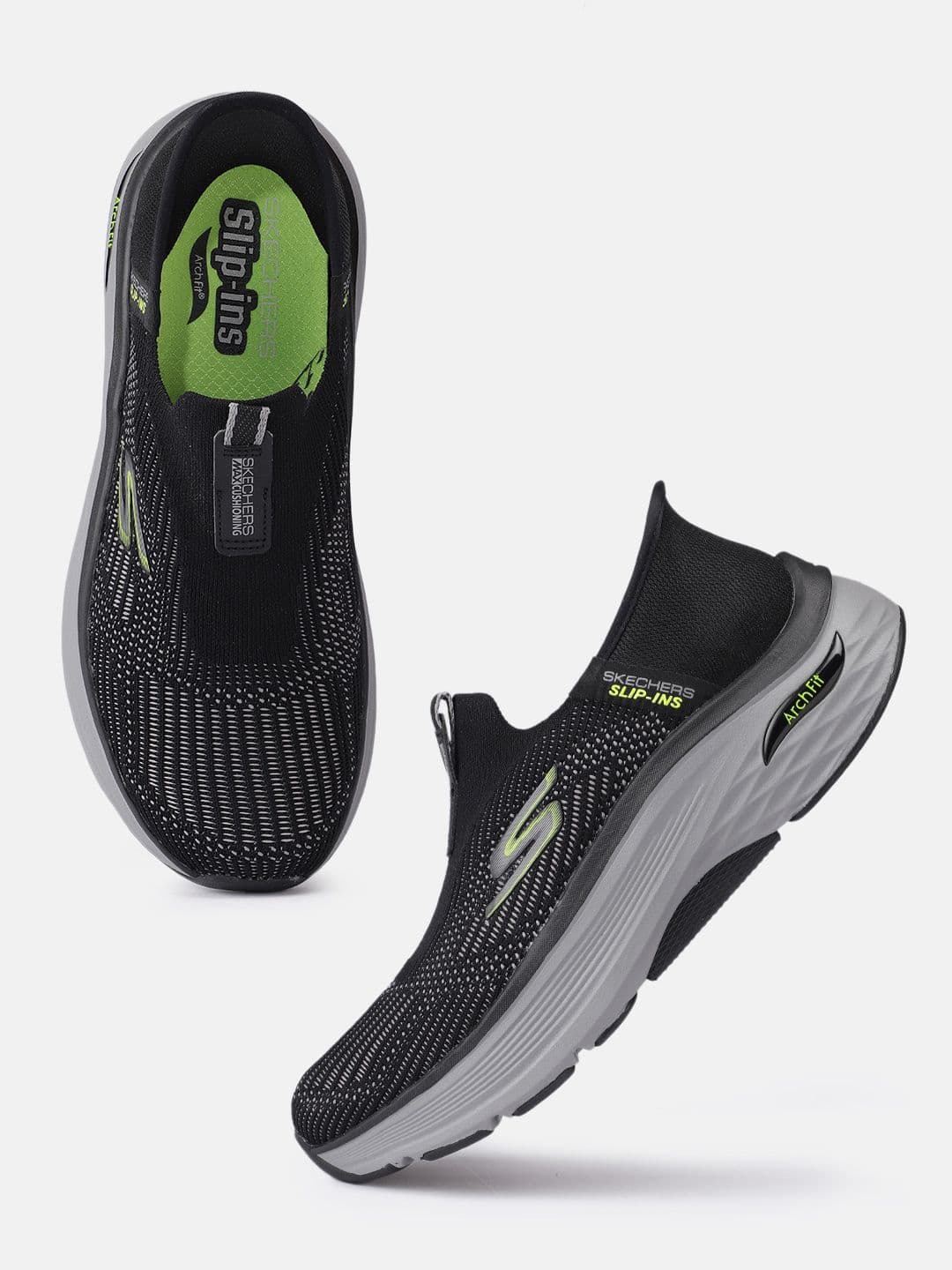 Skechers Men MAX CUSHIONING ARCH FIT - FOR Walking Slip-Ins Shoes - view 1