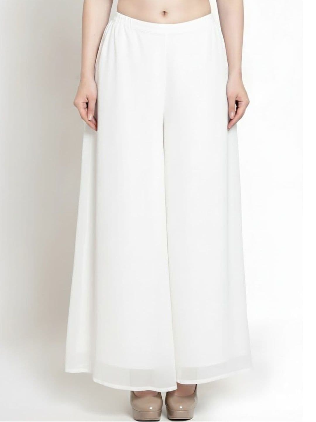 Farden Women Knitted Georgette Palazzos - view 1