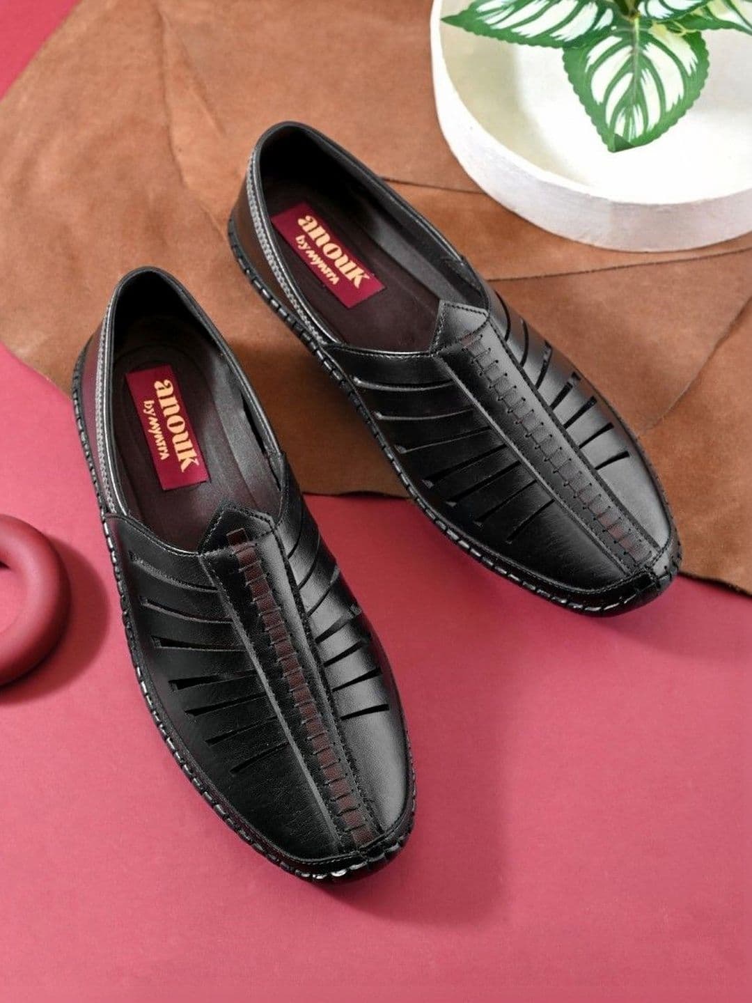 Anouk Men PU Shoe-Style Sandals - view 1