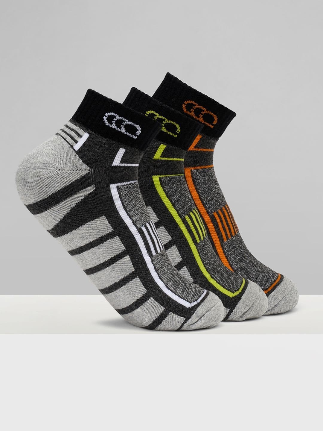 Ajile by Pantaloons Men 3-Pcs Ankle-Length Socks - view 1